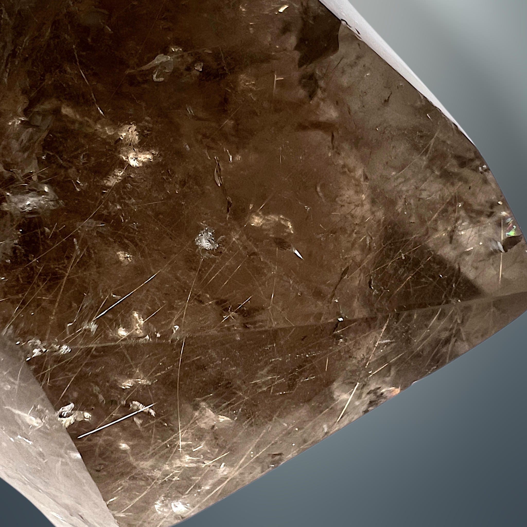 #piezas únicas_punta cuarzo ahumado con rutilo 4