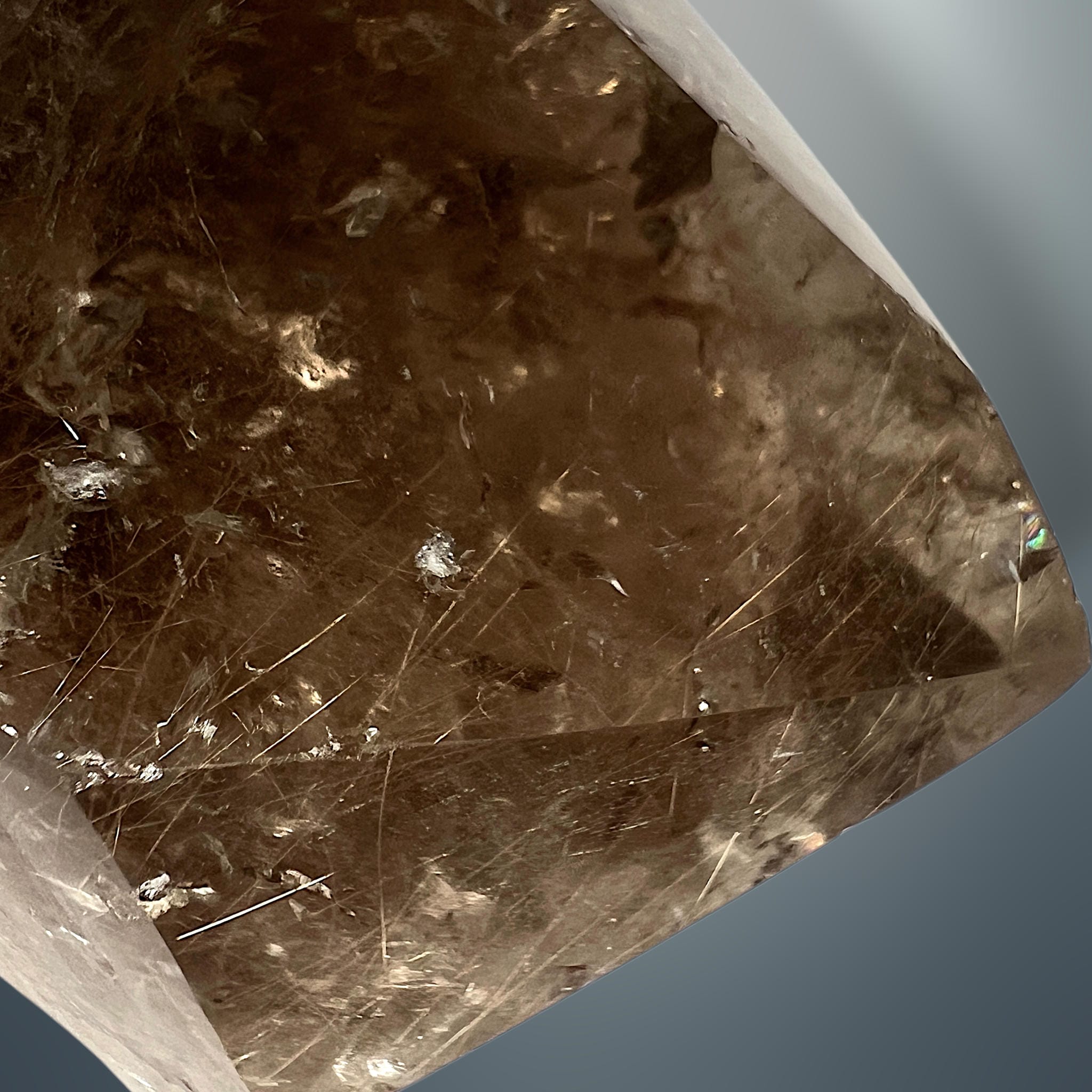 #piezas únicas_punta cuarzo ahumado con rutilo 4