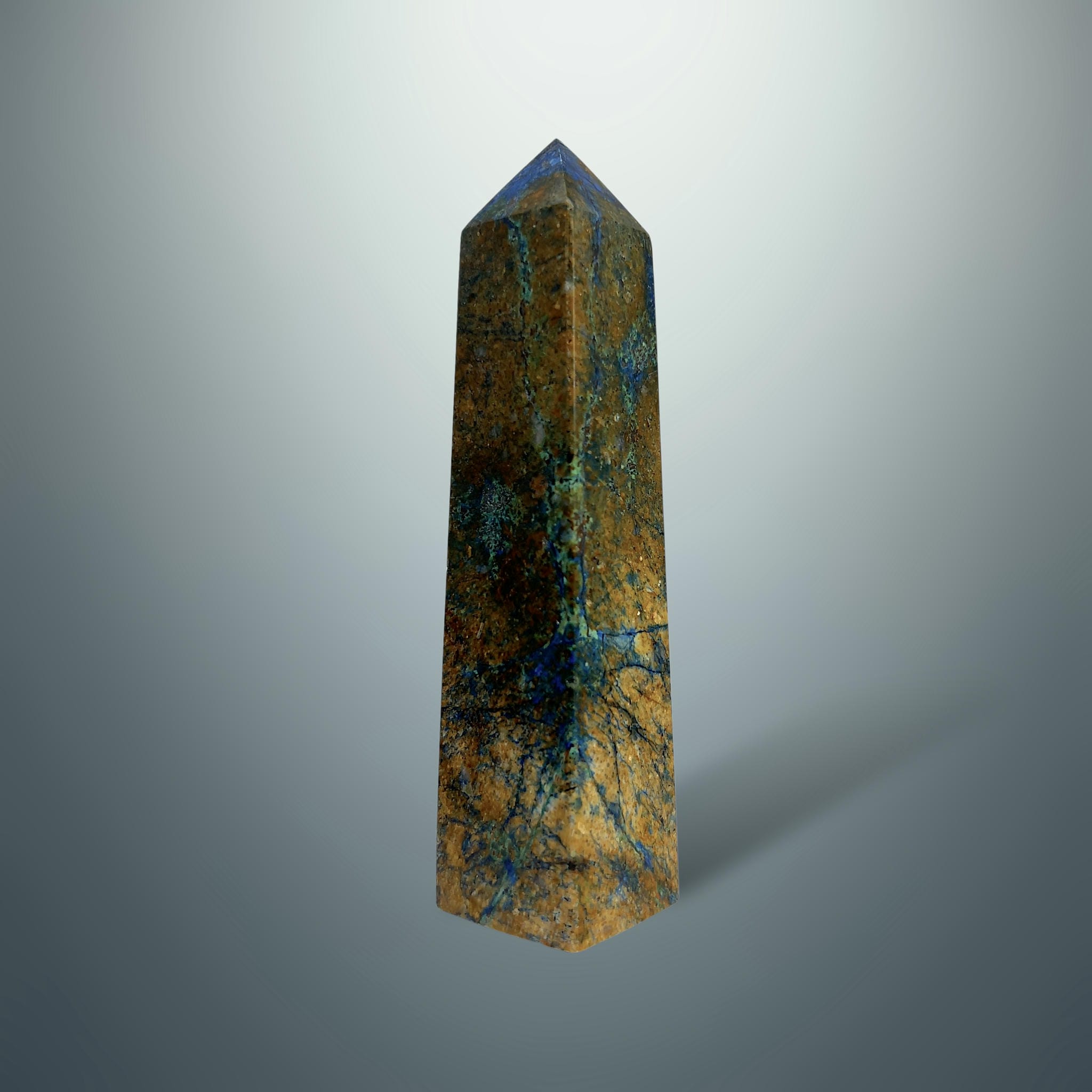 #piezas únicas_torre crisocola con azurita 5