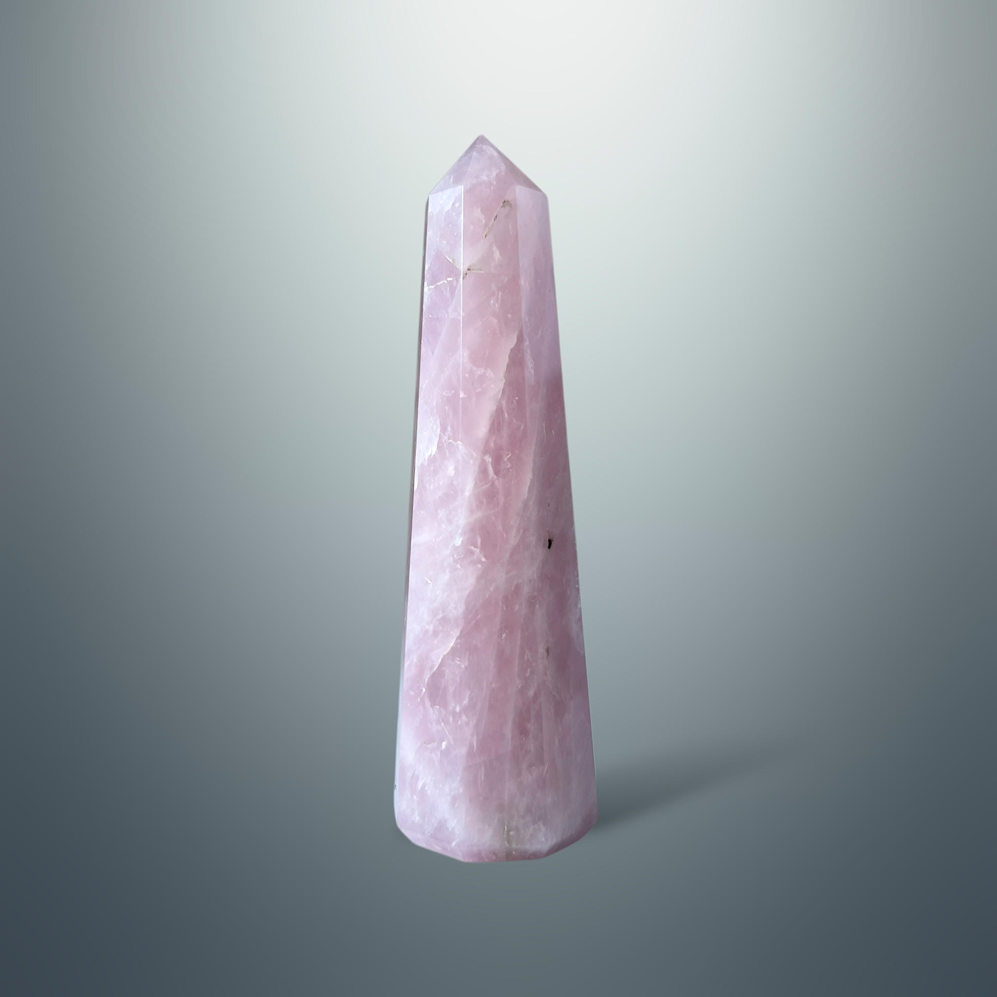 #piezas únicas_torre hexagonal cuarzo rosa 5