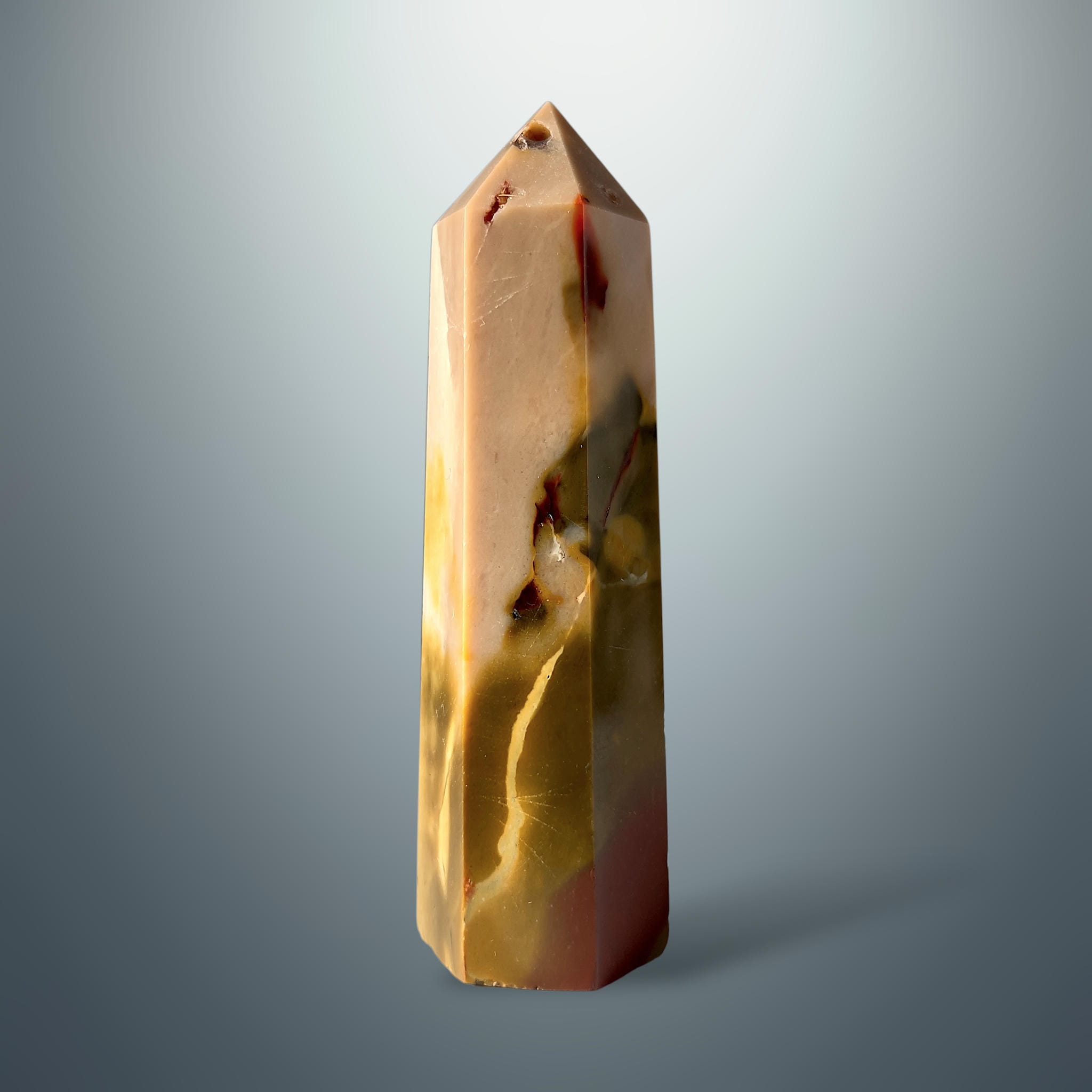 #piezas únicas_torre hexagonal mookaita 5