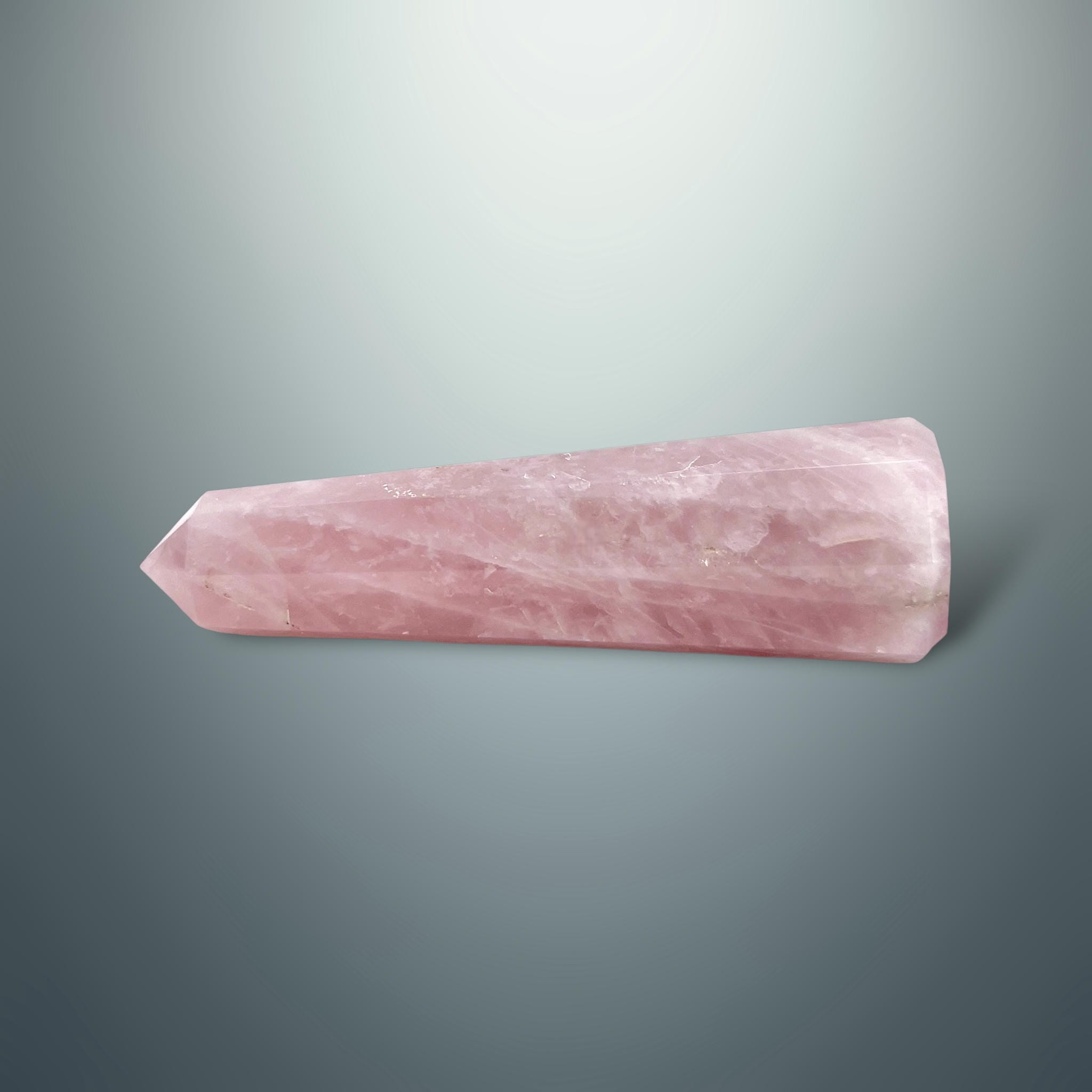 #piezas únicas_torre hexagonal cuarzo rosa 5