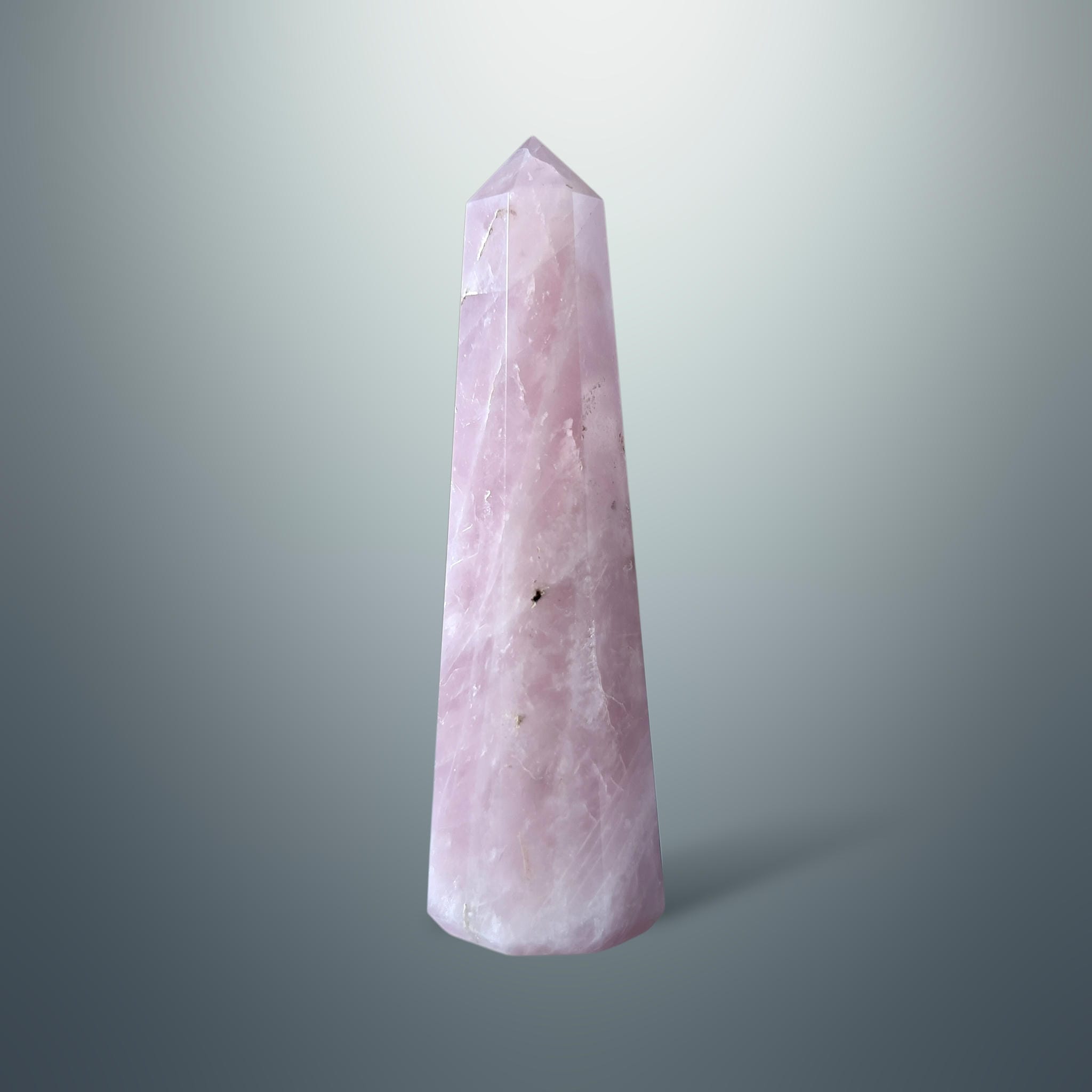 #piezas únicas_torre hexagonal cuarzo rosa 5