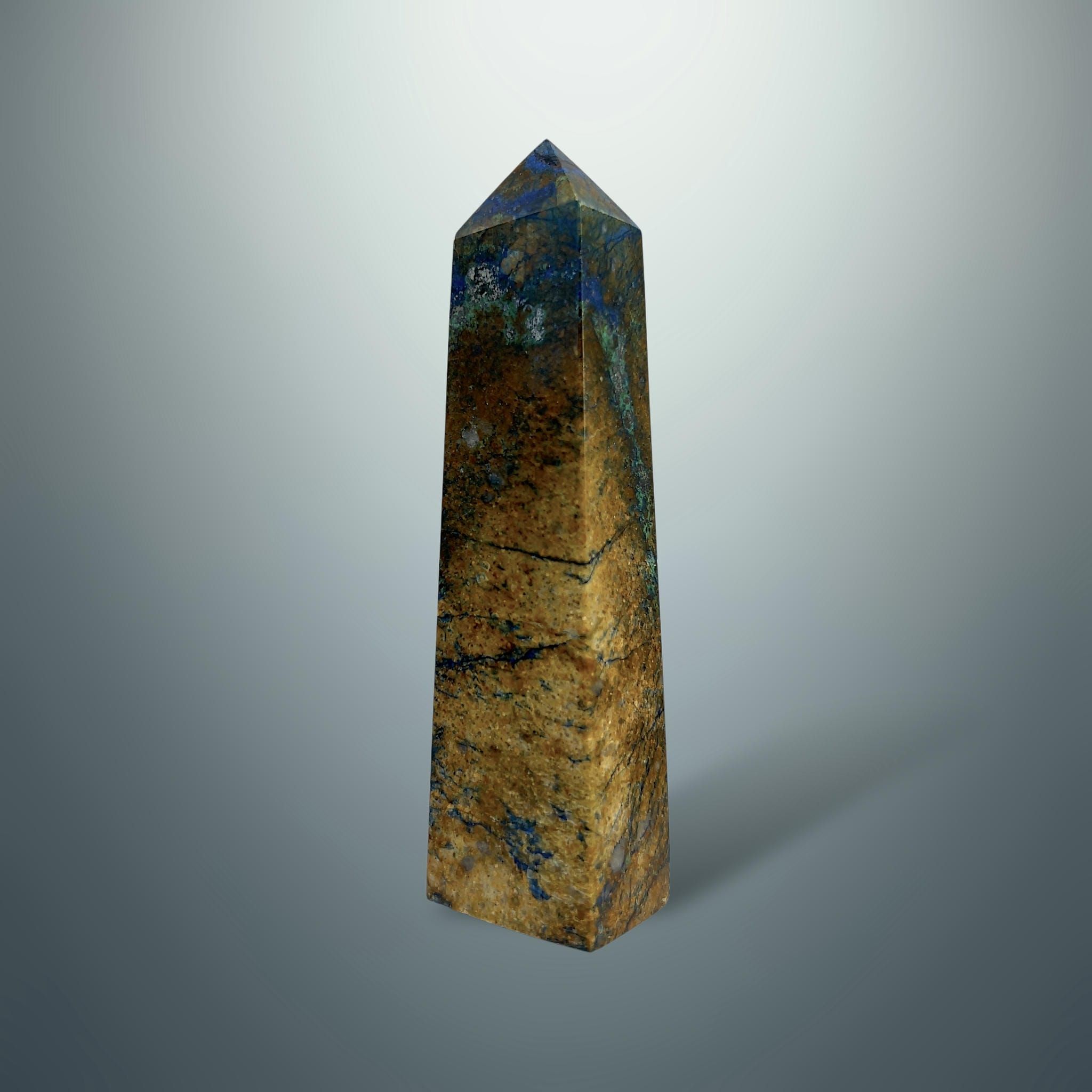 #piezas únicas_torre crisocola con azurita 5