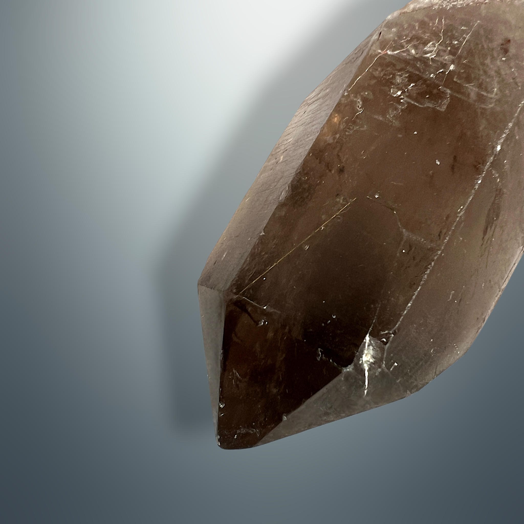 #piezas únicas_punta cuarzo ahumado con rutilo 5