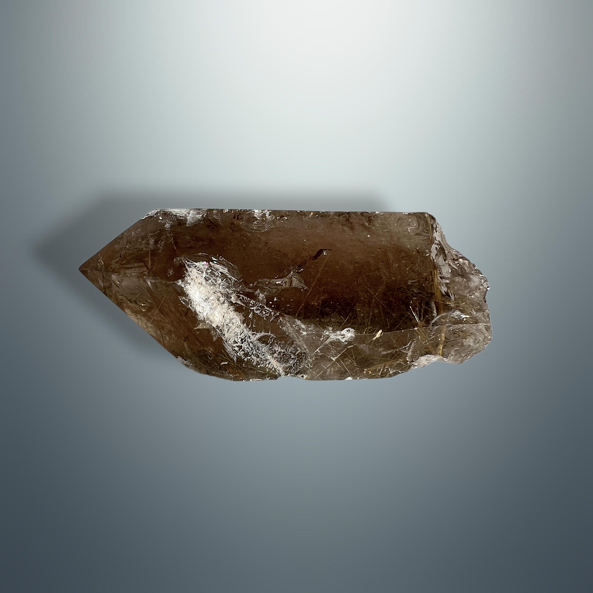 #piezas únicas_punta cuarzo ahumado con rutilo 6