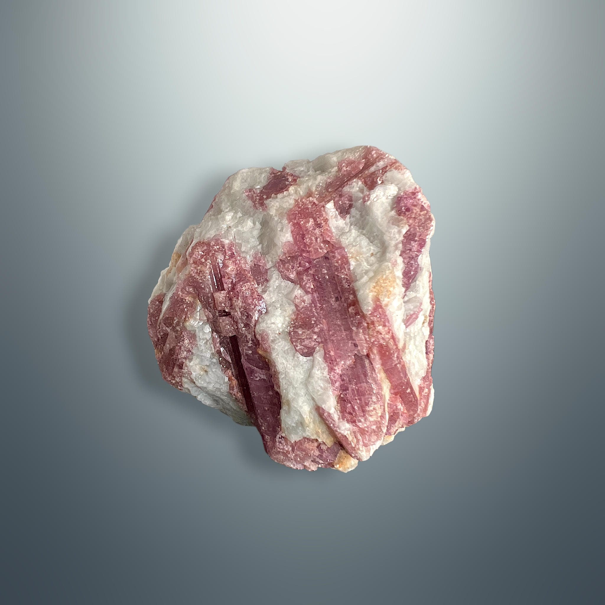 #piezas únicas_turmalina rosa en albita - bruto 6