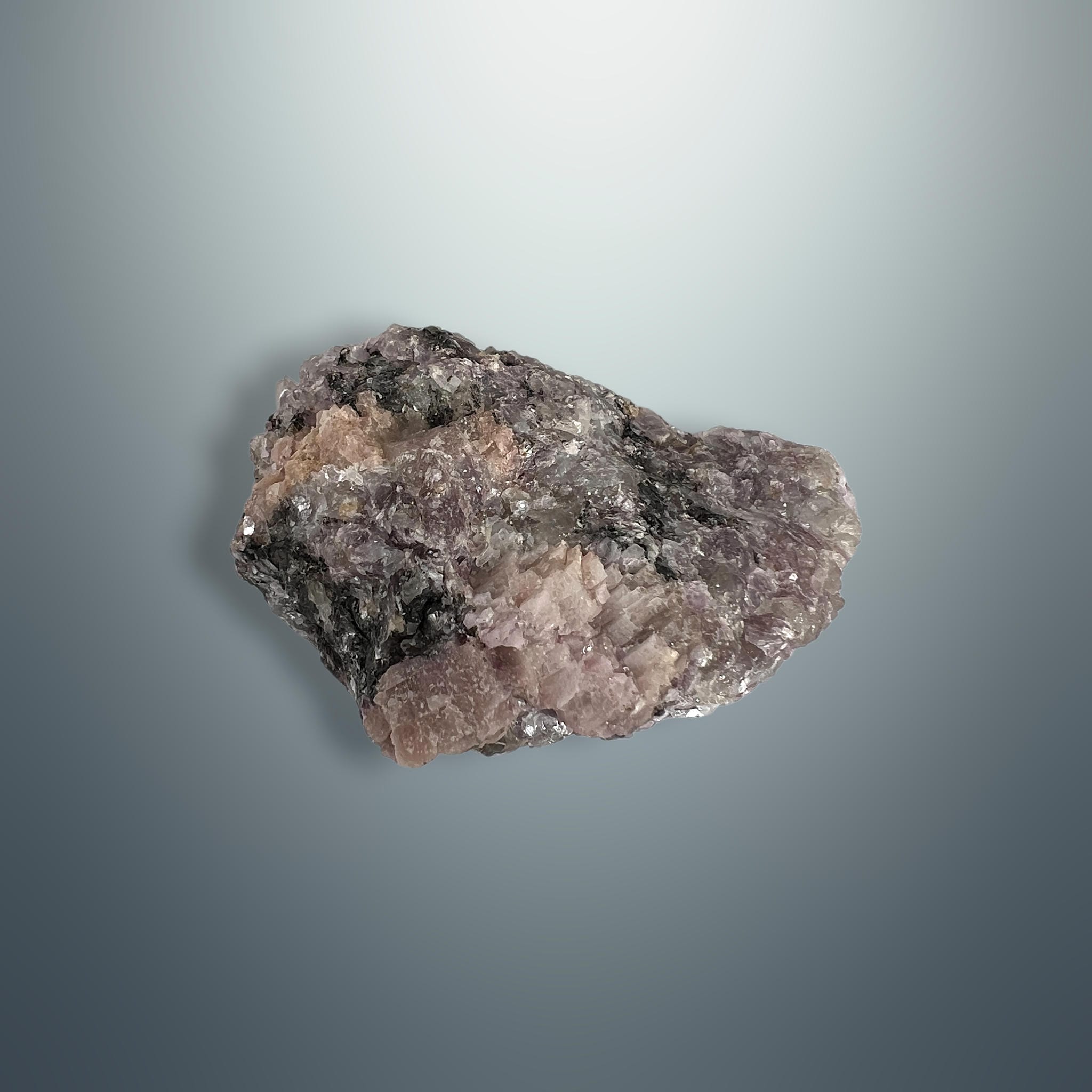 #piezas únicas_lepidolita en matriz de cuarzo 6