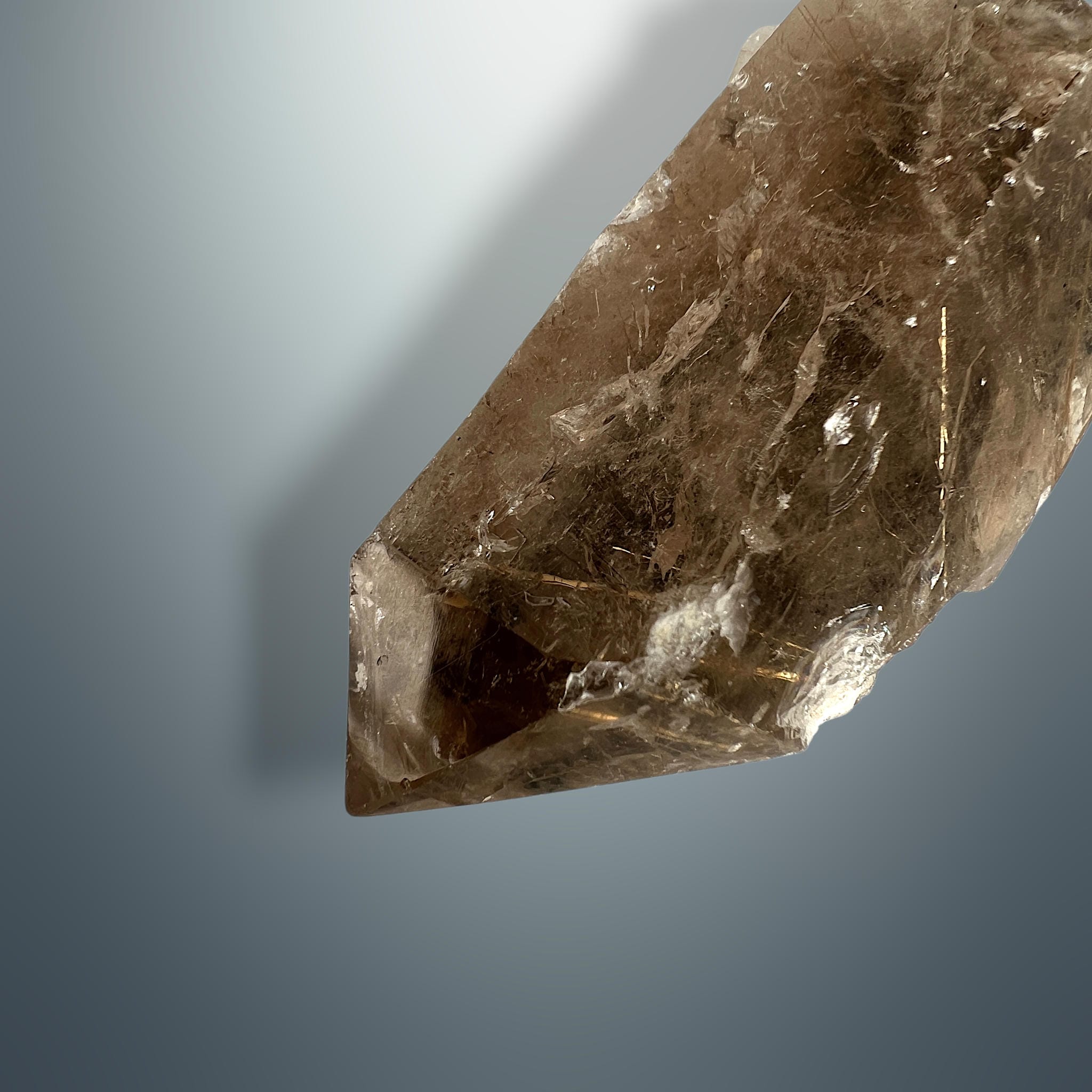 #piezas únicas_punta cuarzo ahumado con rutilo 6