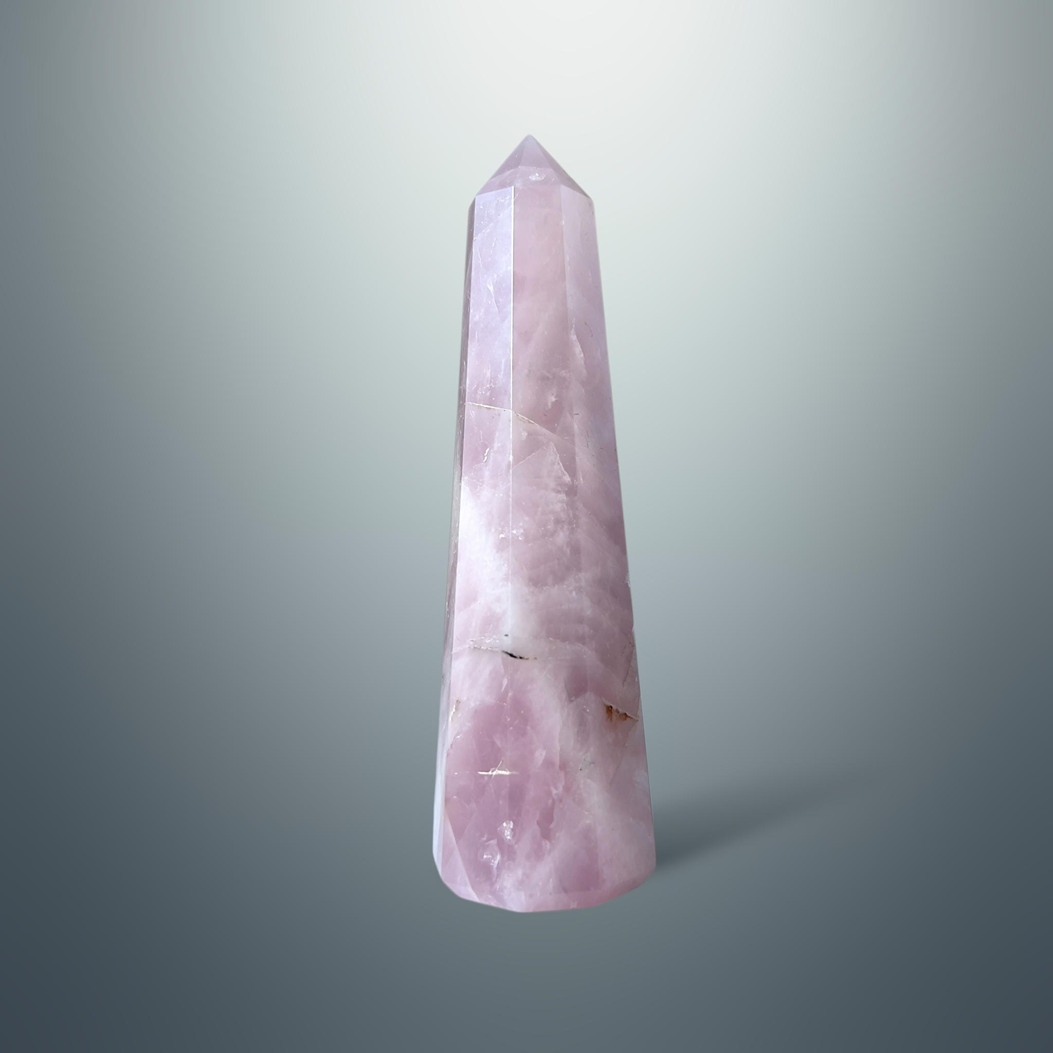 #piezas únicas_torre hexagonal cuarzo rosa 7