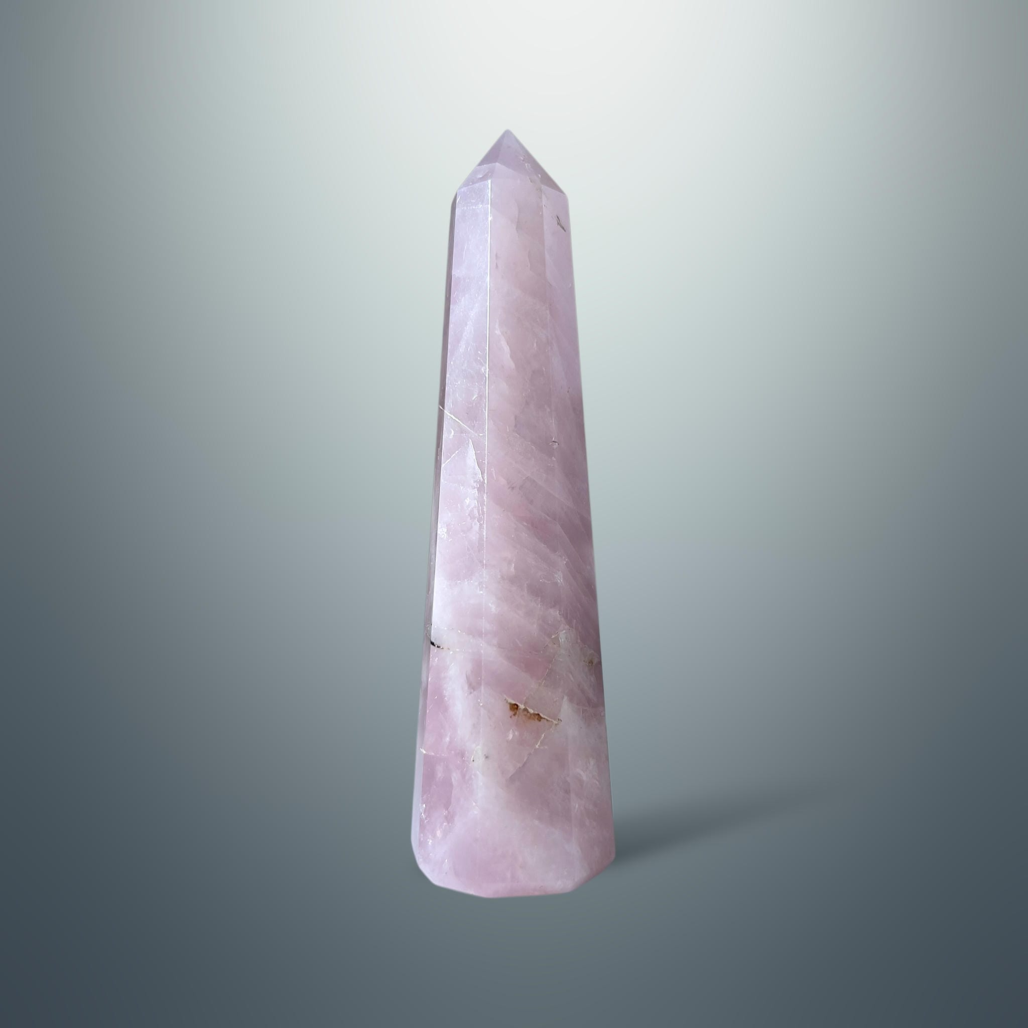 #piezas únicas_torre hexagonal cuarzo rosa 7