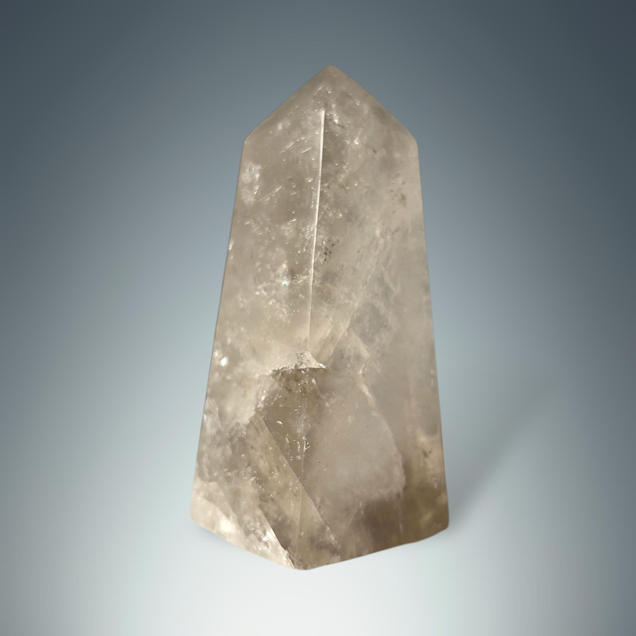 #piezas únicas_obelisco cuarzo ahumado 8