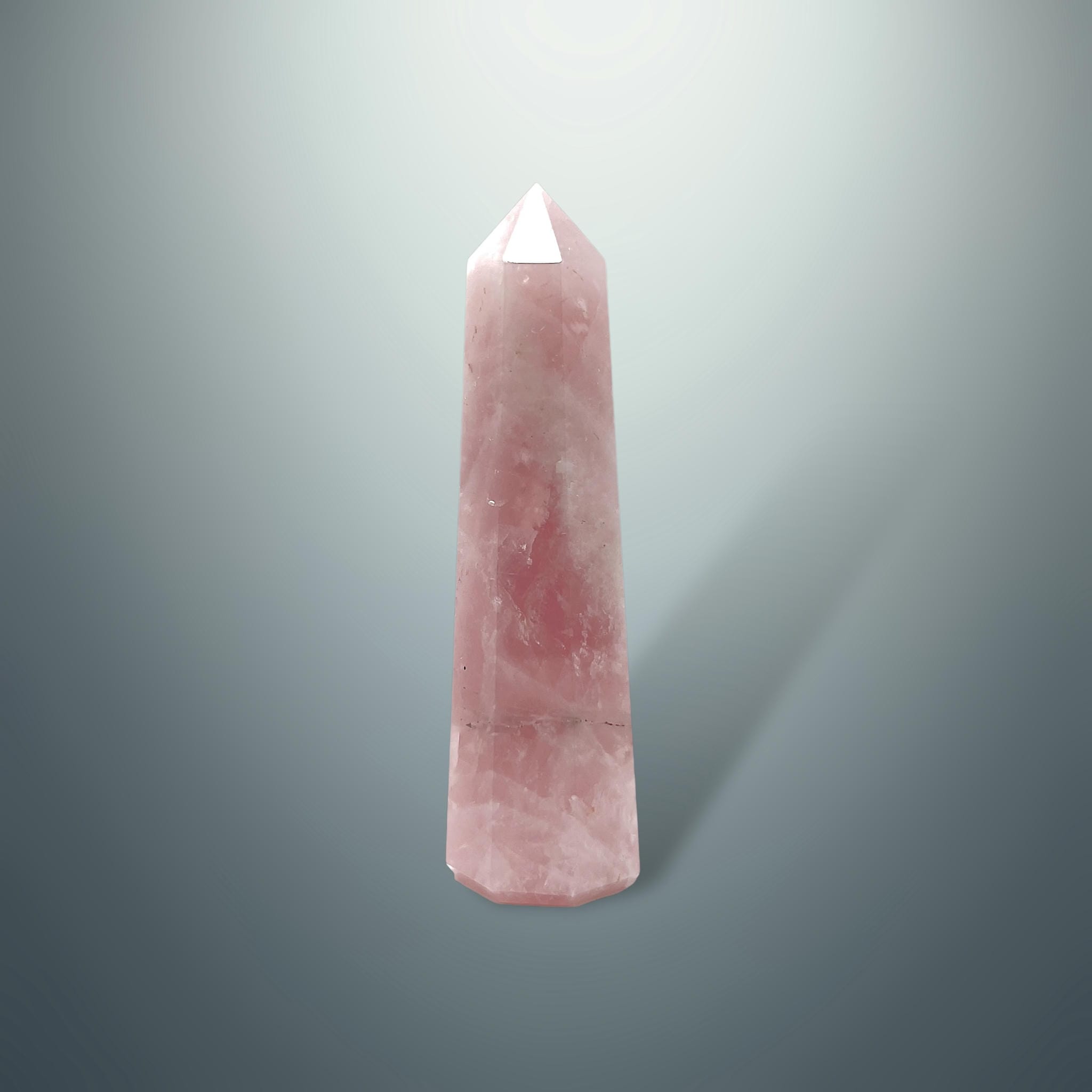 #piezas únicas_torre hexagonal cuarzo rosa 8