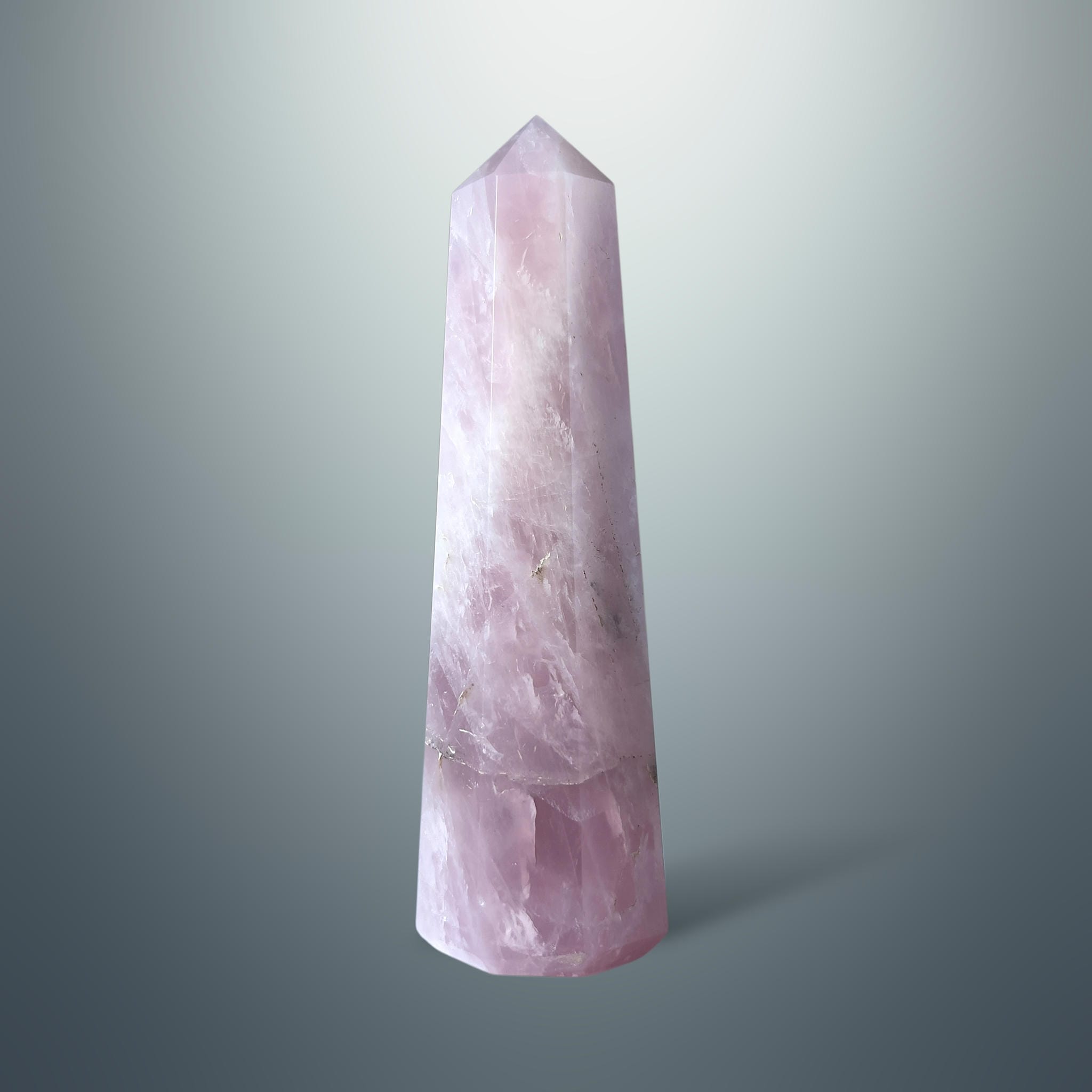 #piezas únicas_torre hexagonal cuarzo rosa 8