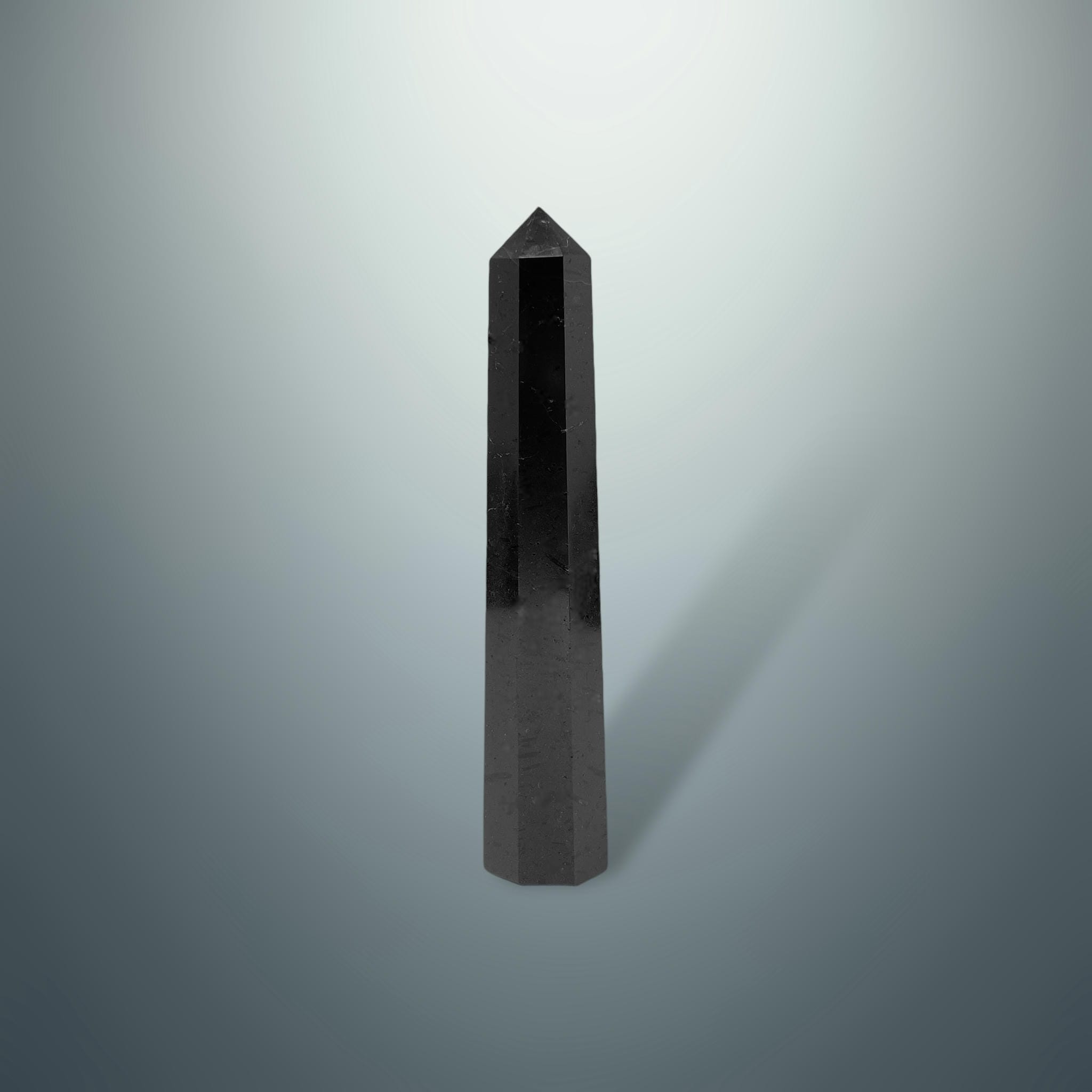 #piezas únicas_torre hexagonal turmalina negra 8