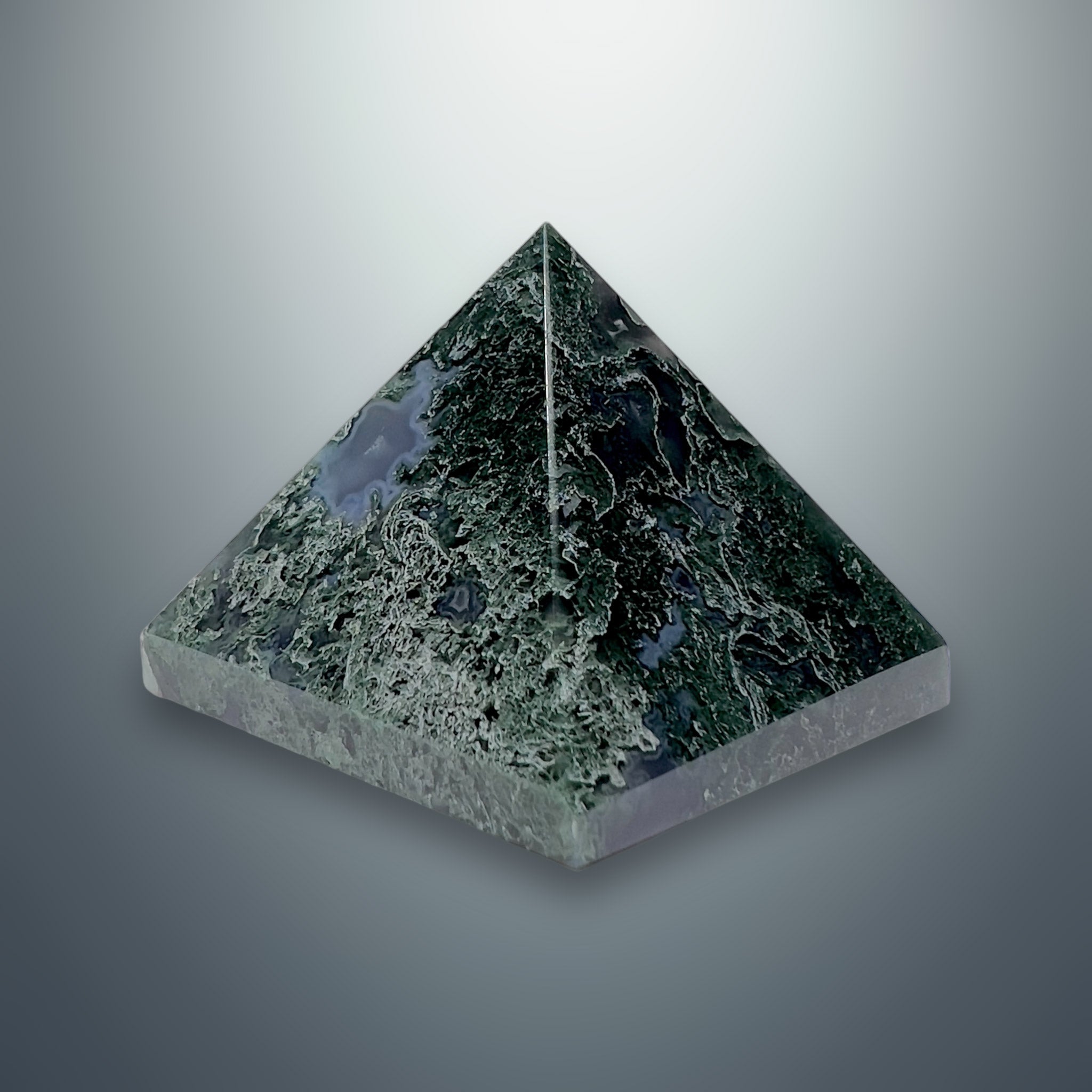 #piezas únicas_pirámide ágata musgo 8