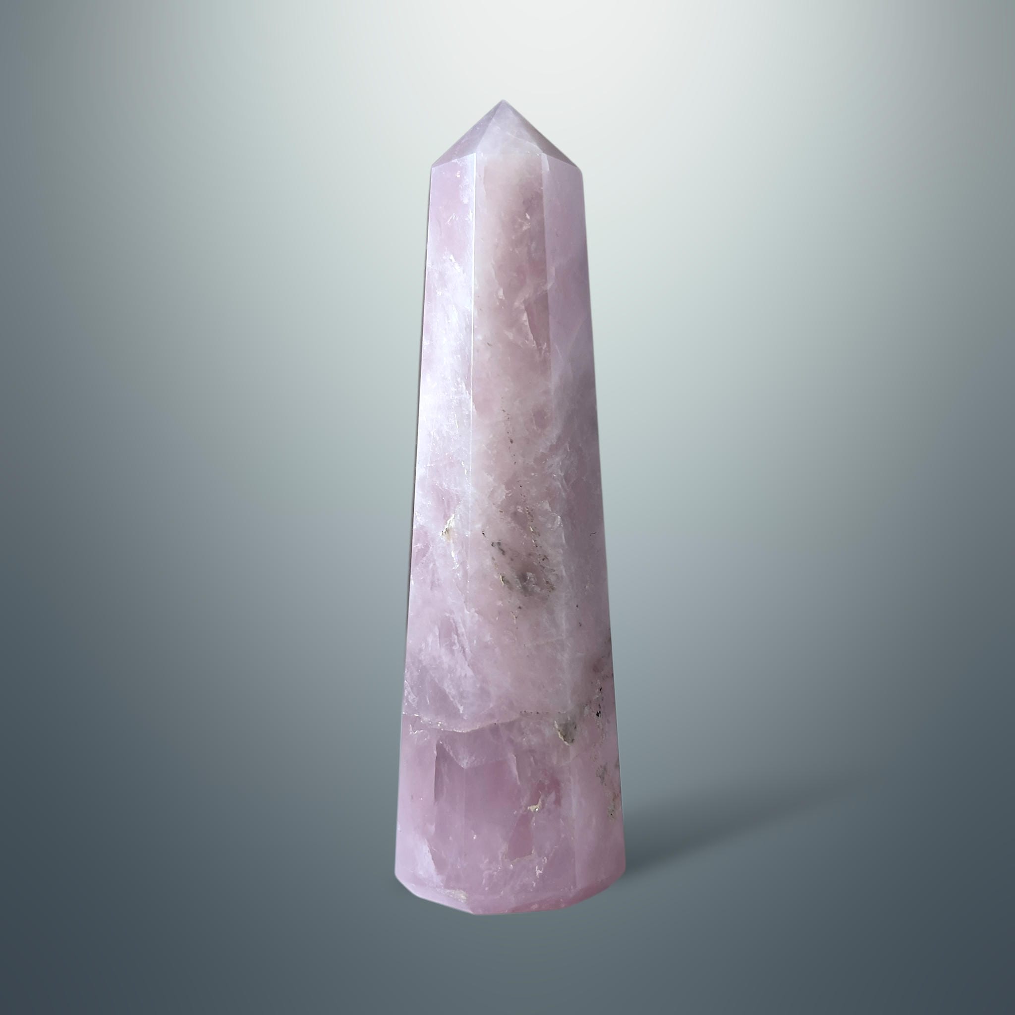 #piezas únicas_torre hexagonal cuarzo rosa 8