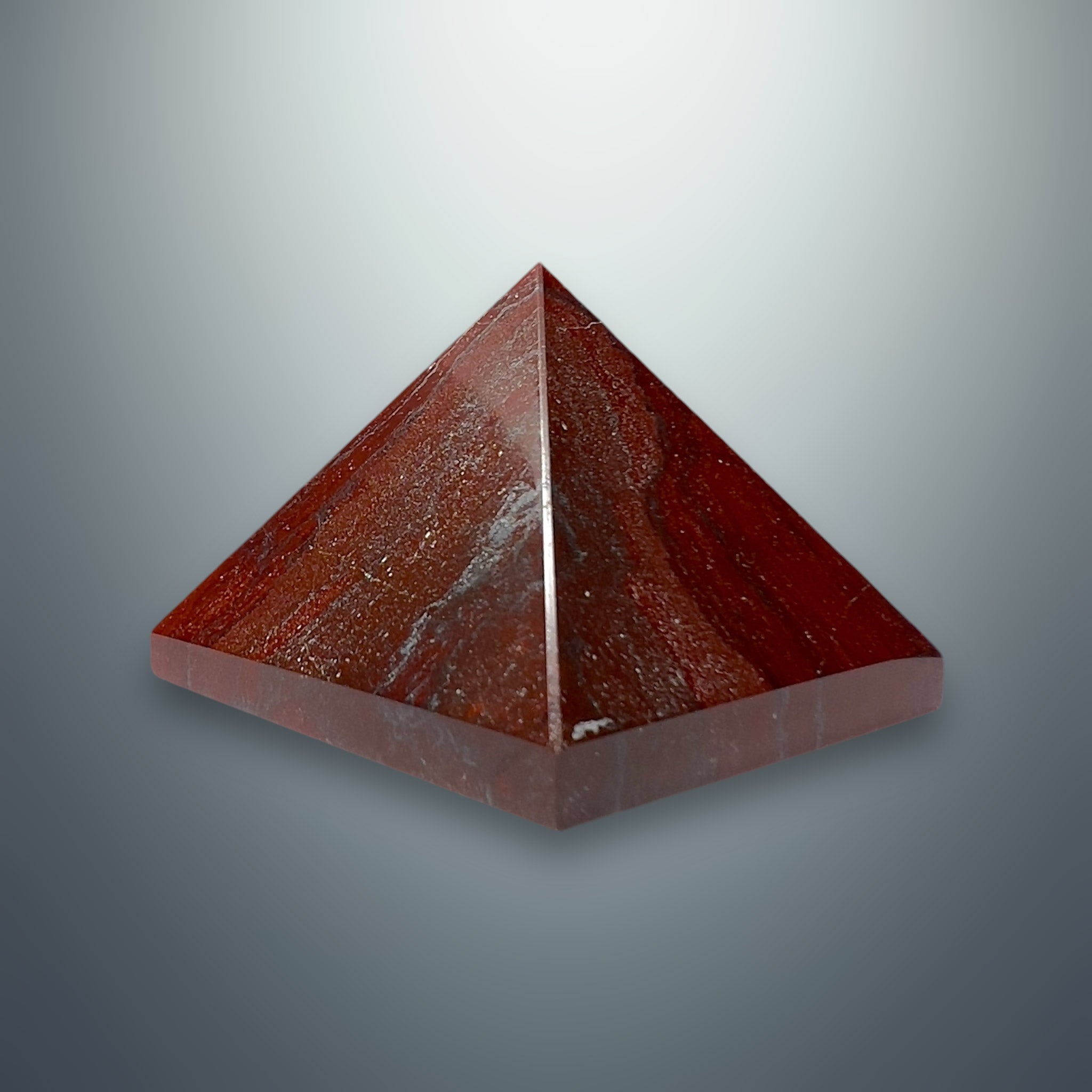 #piezas únicas_pirámide jaspe rojo 8