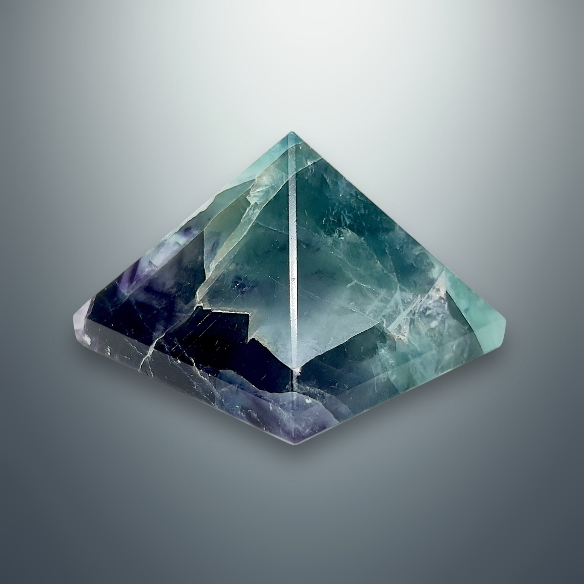 #piezas únicas_pirámide fluorita multicolor 8