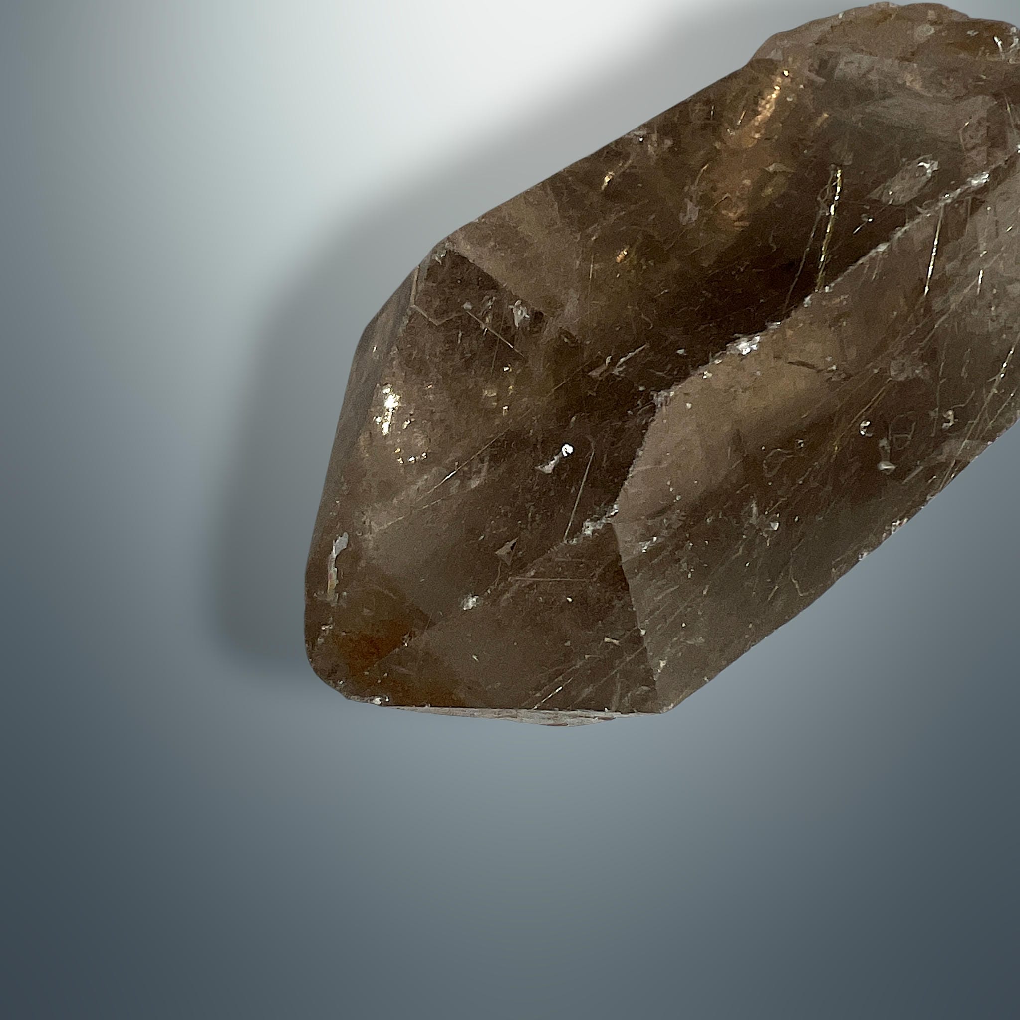 #piezas únicas_punta cuarzo ahumado con rutilo 8