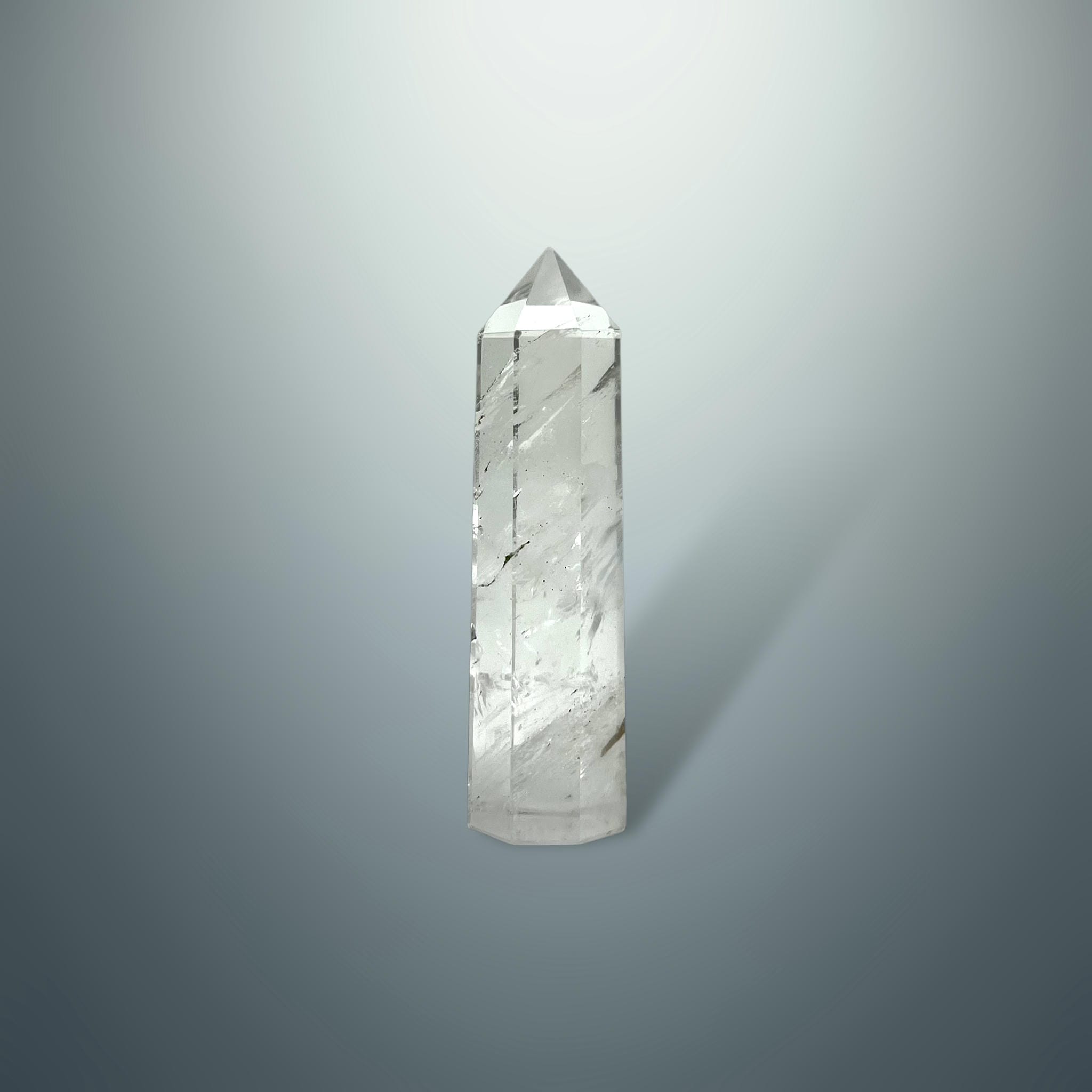 #piezas únicas_torre hexagonal cuarzo blanco 9