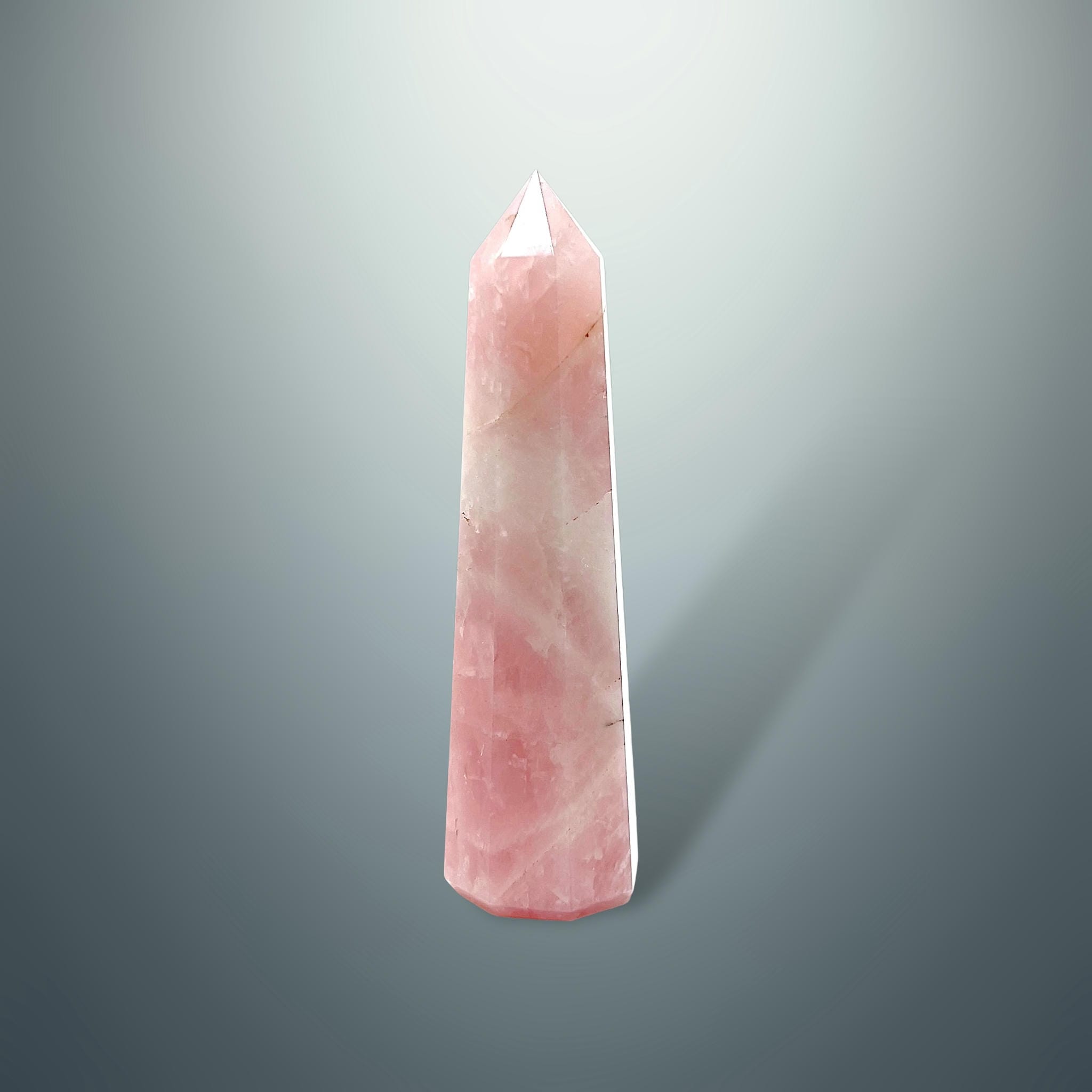 #piezas únicas_torre hexagonal cuarzo rosa 9