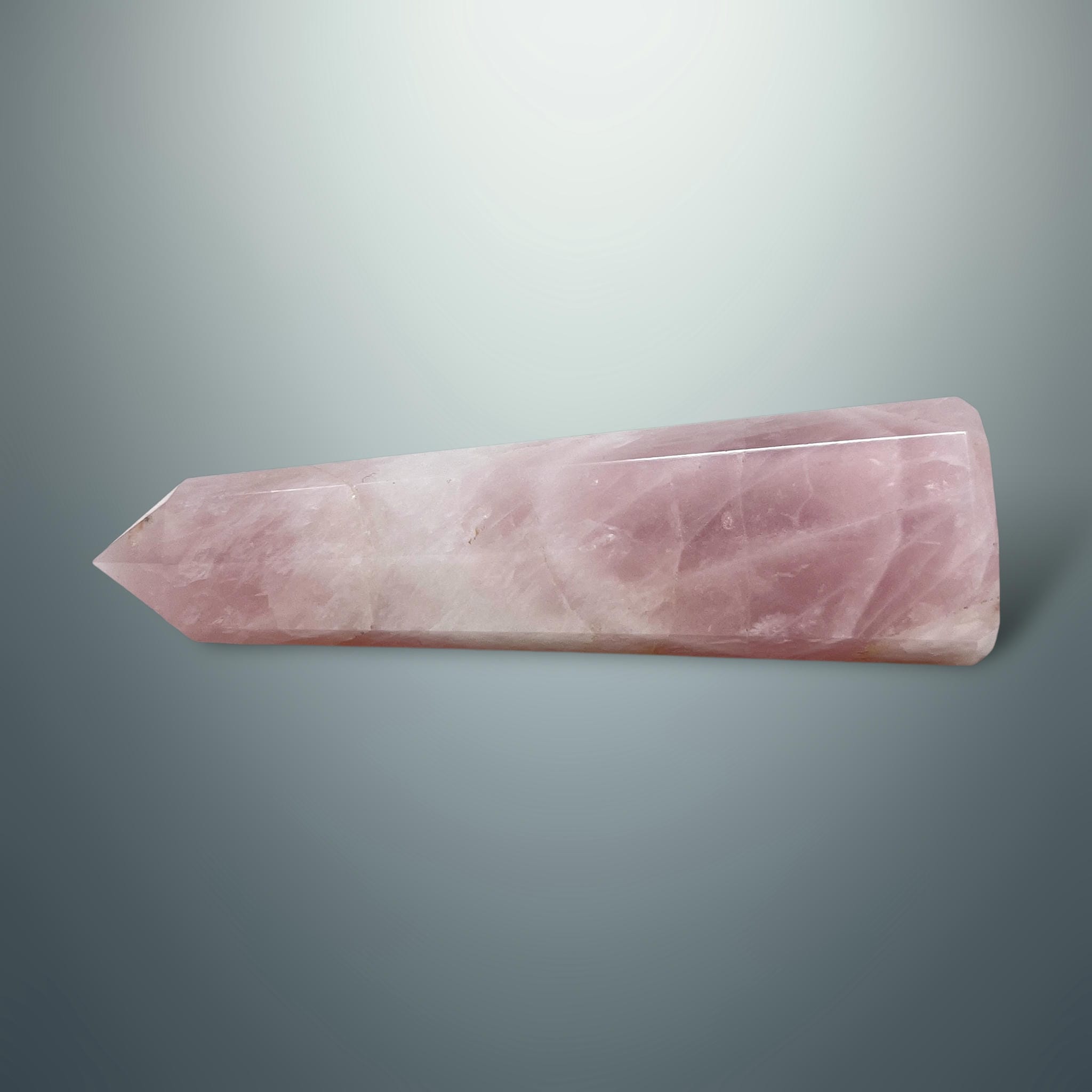 #piezas únicas_torre hexagonal cuarzo rosa 9