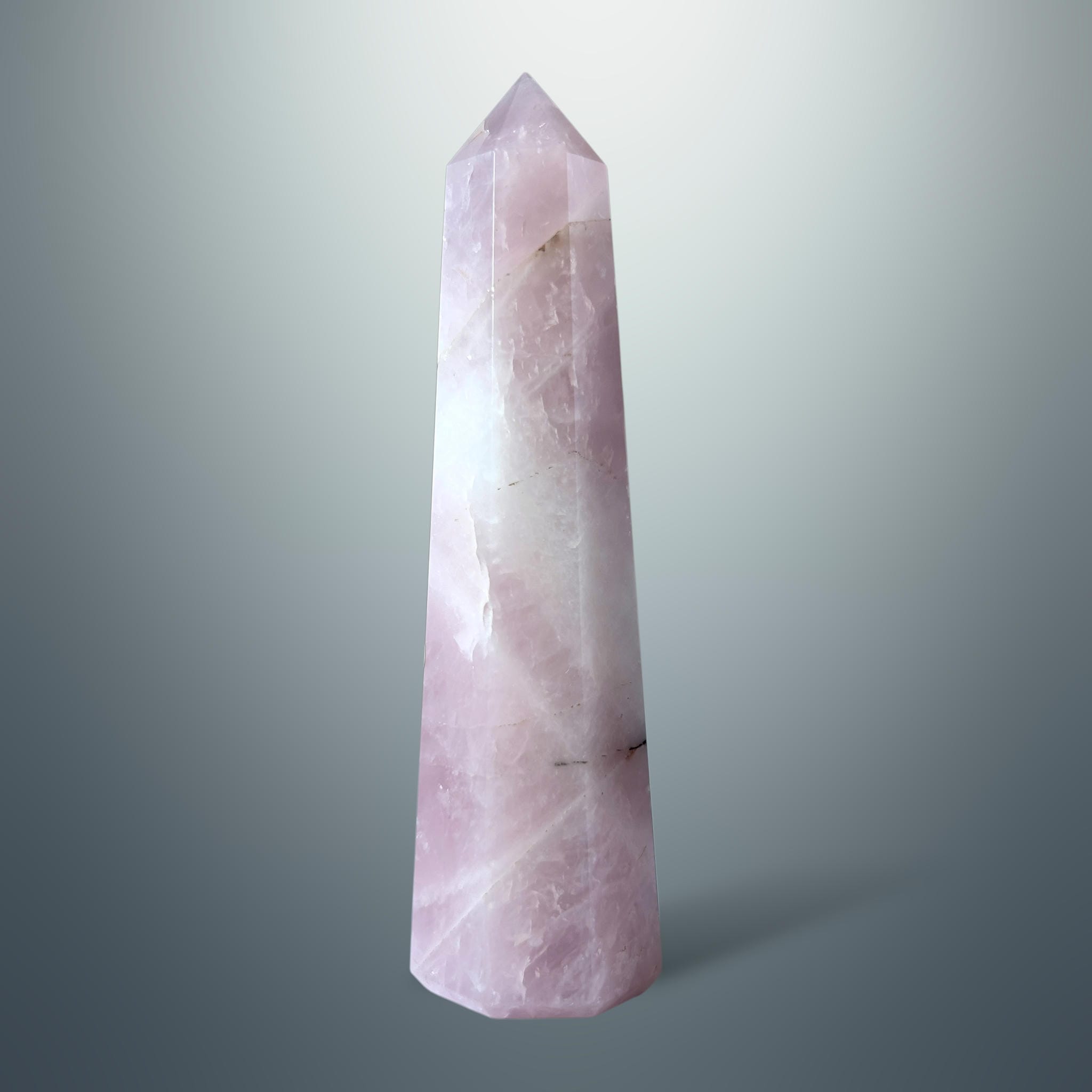 #piezas únicas_torre hexagonal cuarzo rosa 9