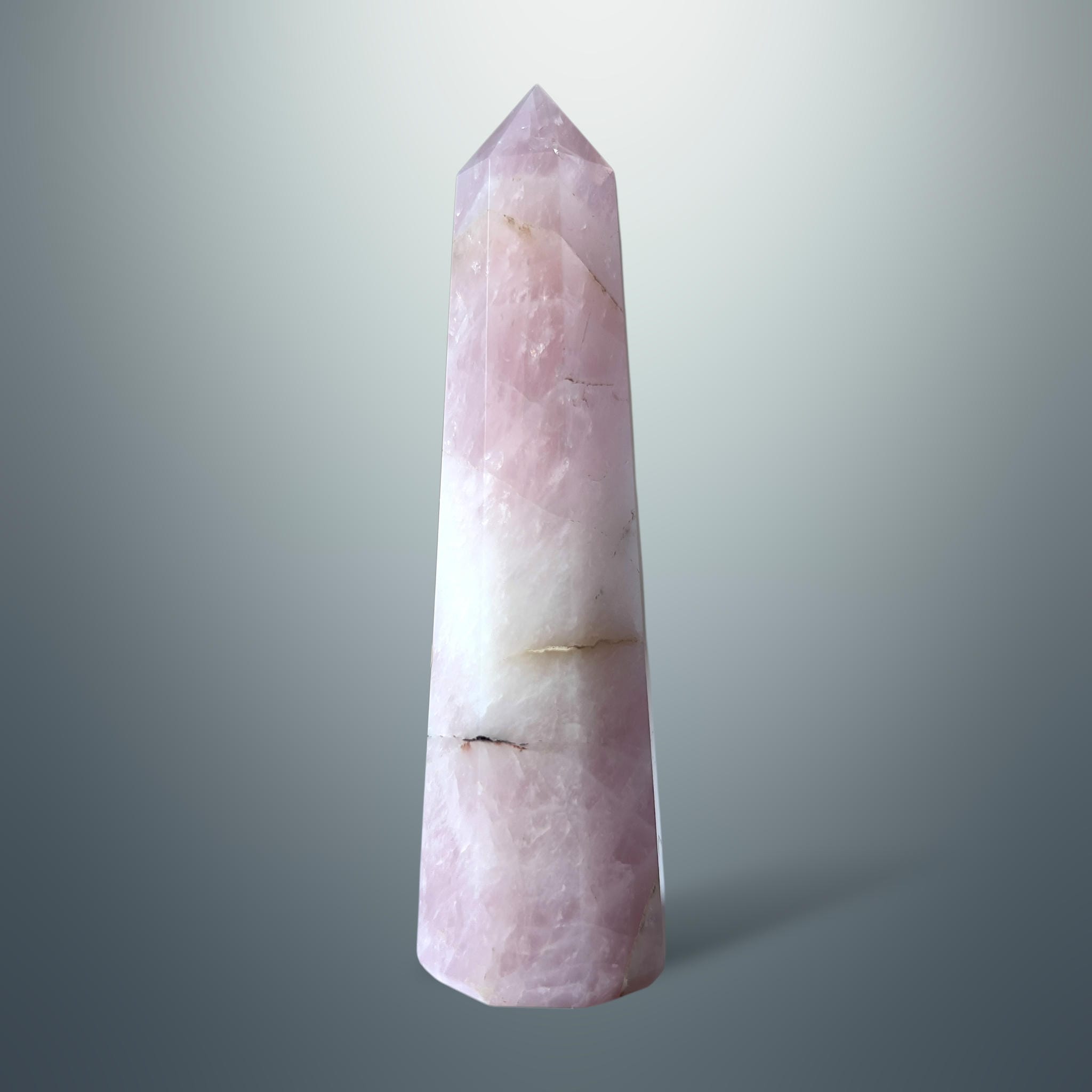 #piezas únicas_torre hexagonal cuarzo rosa 9