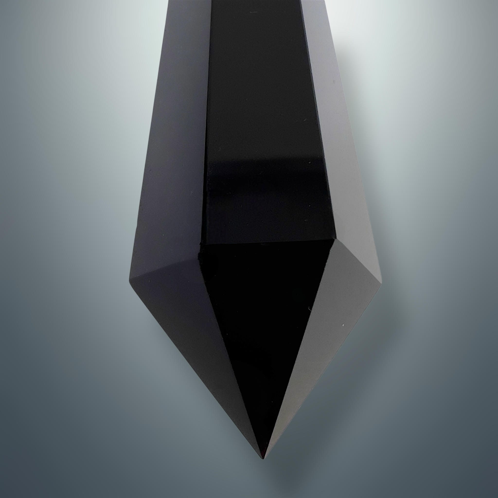 Obsidiana Negra en Varita - con Soporte