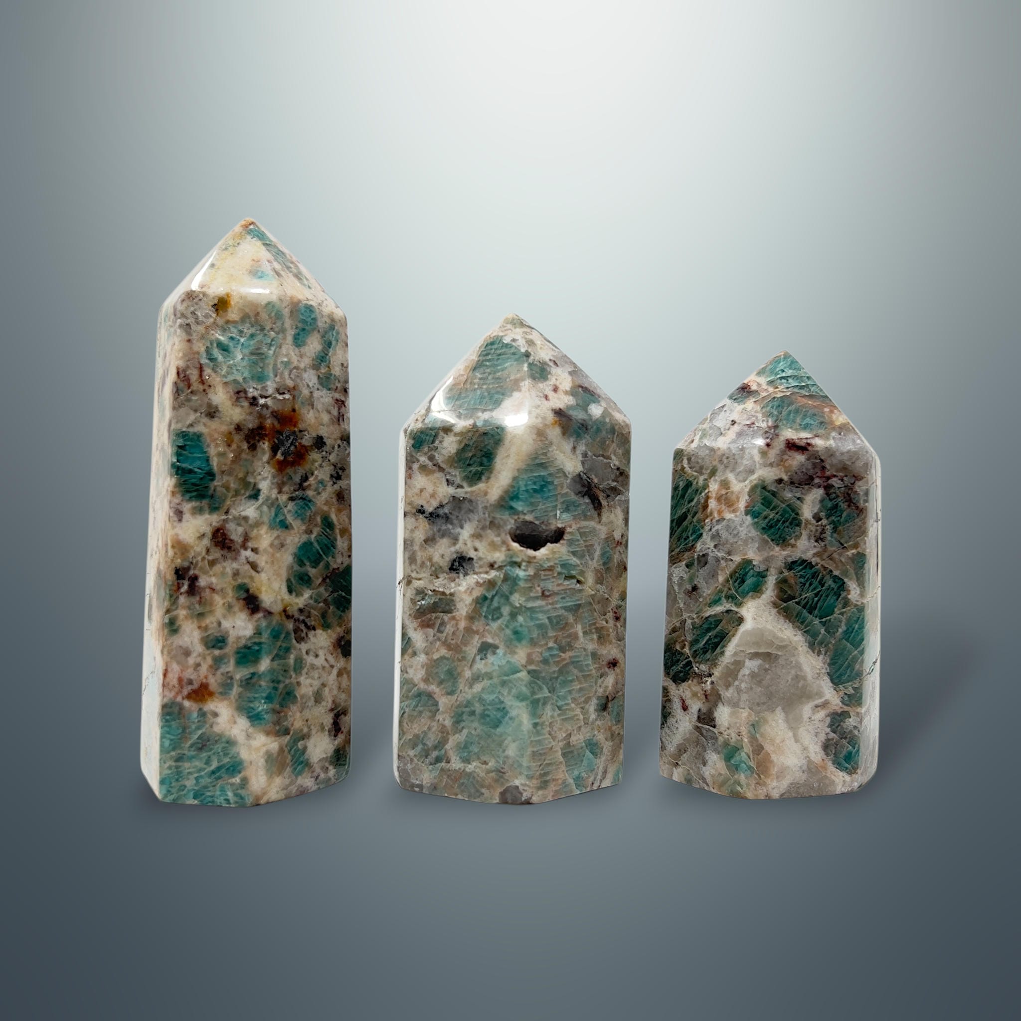 Amazonita Brasil en Torre Hexagonal