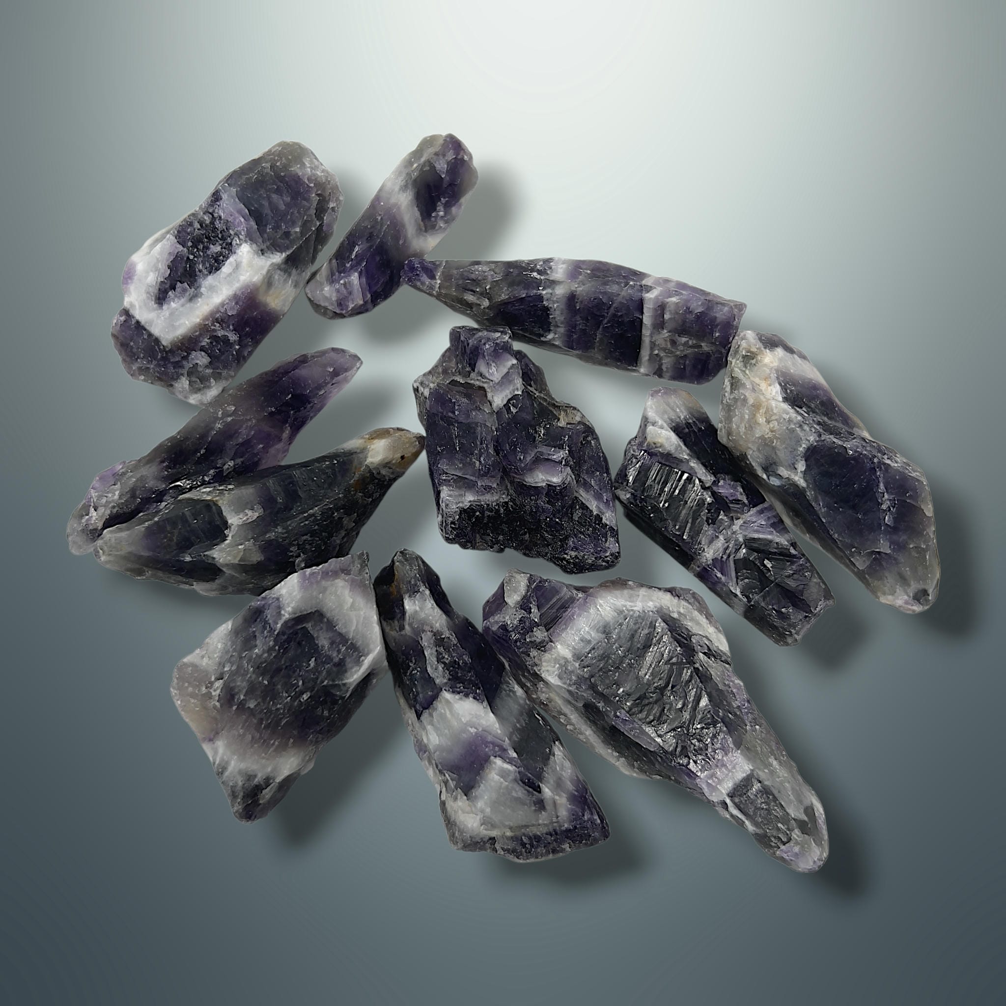 Amatista Chevron en Bruto