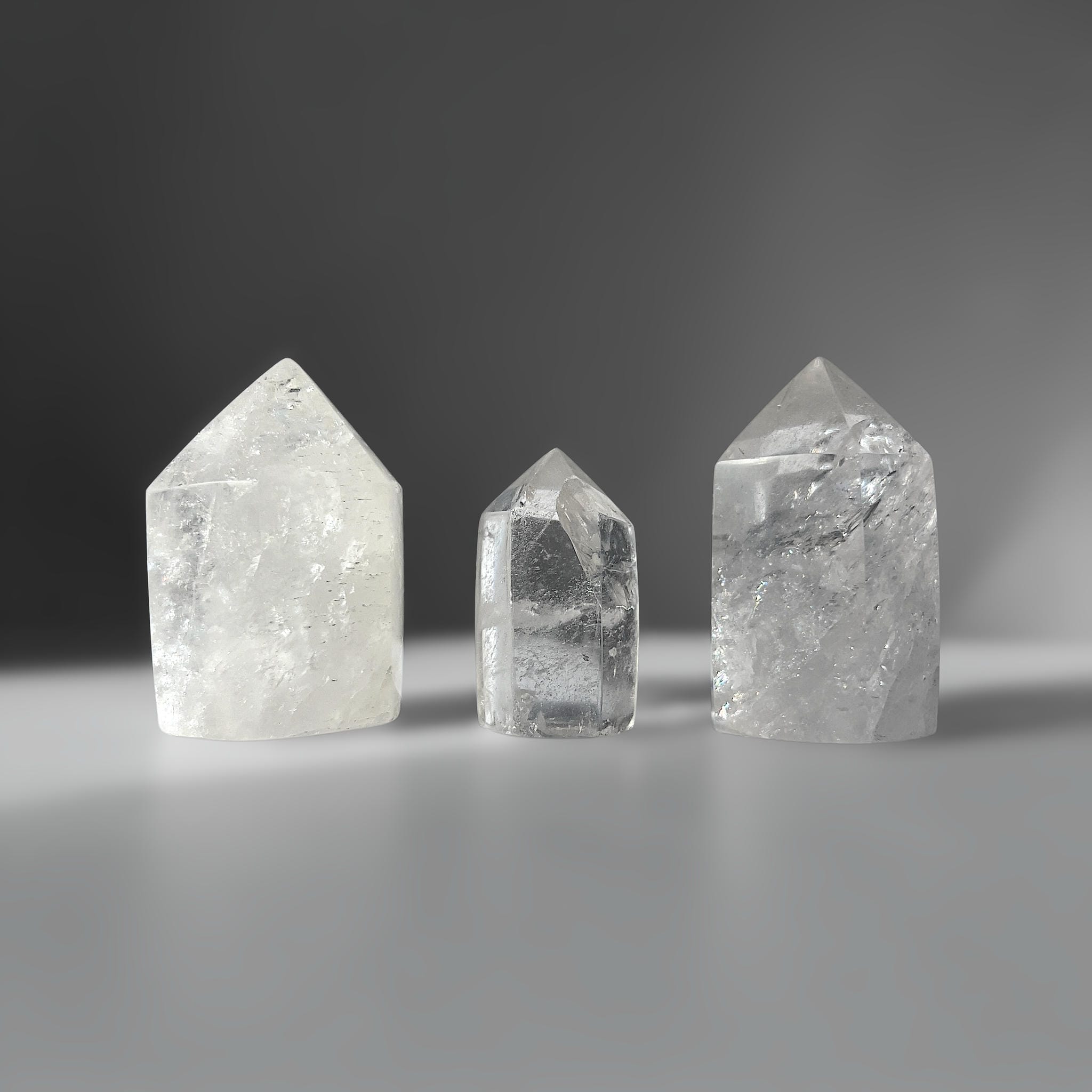 Cuarzo en Puntas Pulidas Grandes