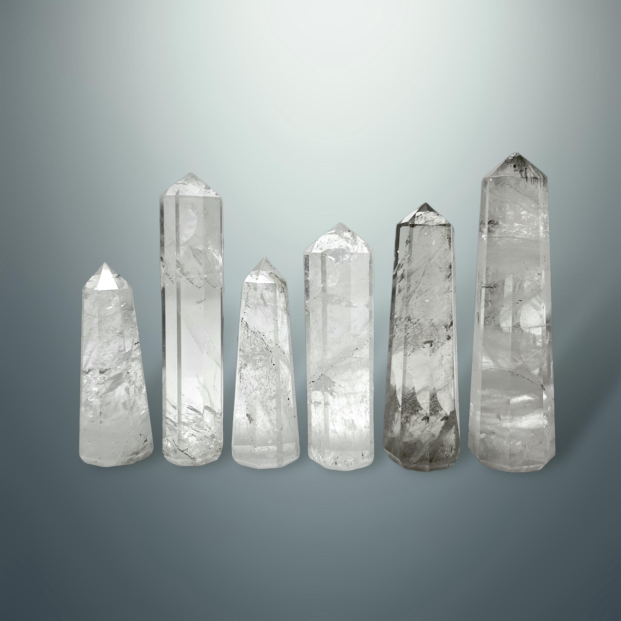 Cuarzo Blanco en Torre Hexagonal