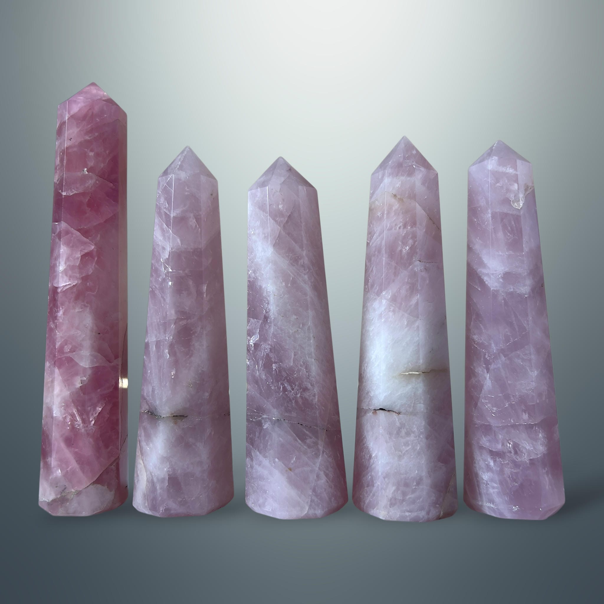 Cuarzo Rosa en Torre Hexagonal