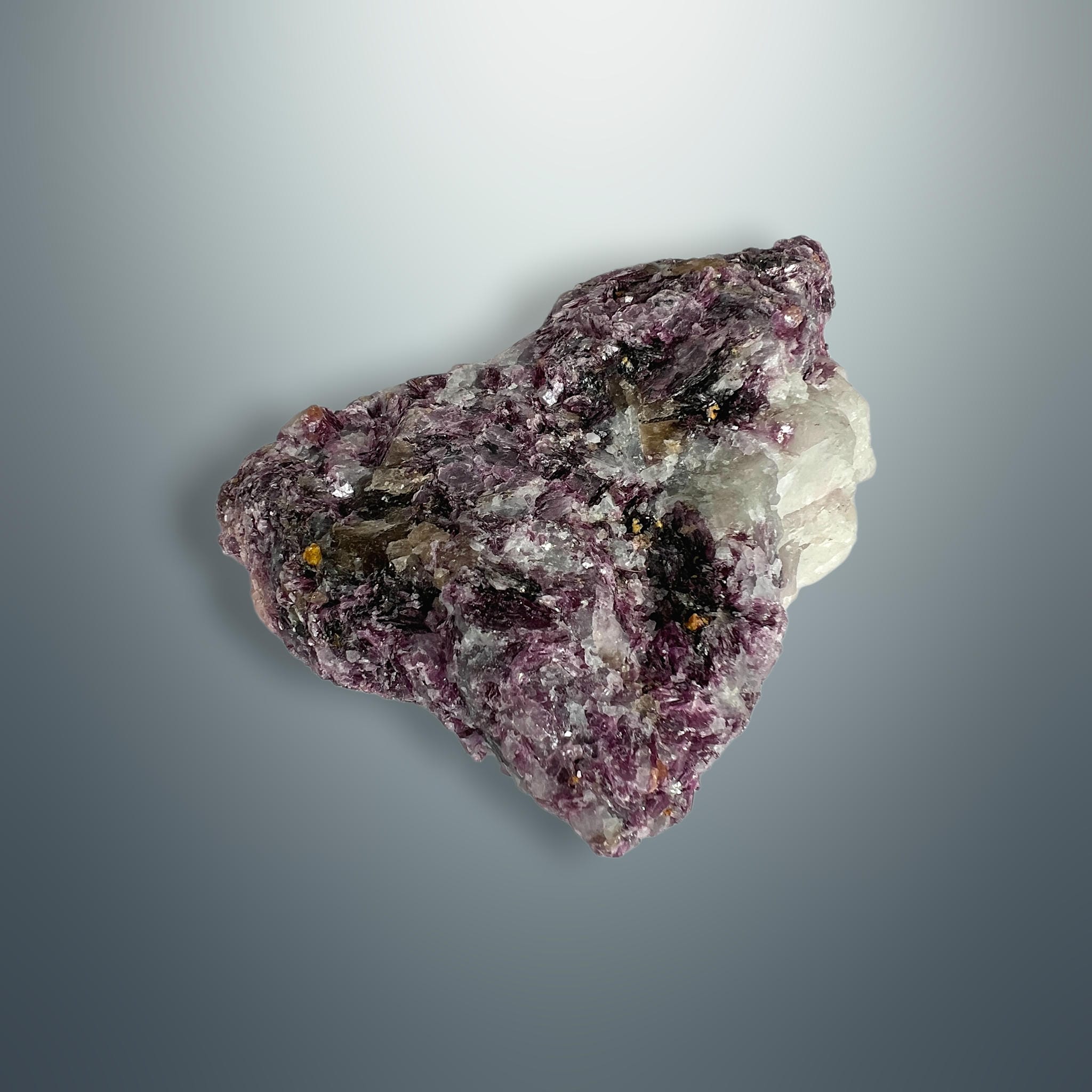 #piezas únicas_lepidolita en matriz de cuarzo 1