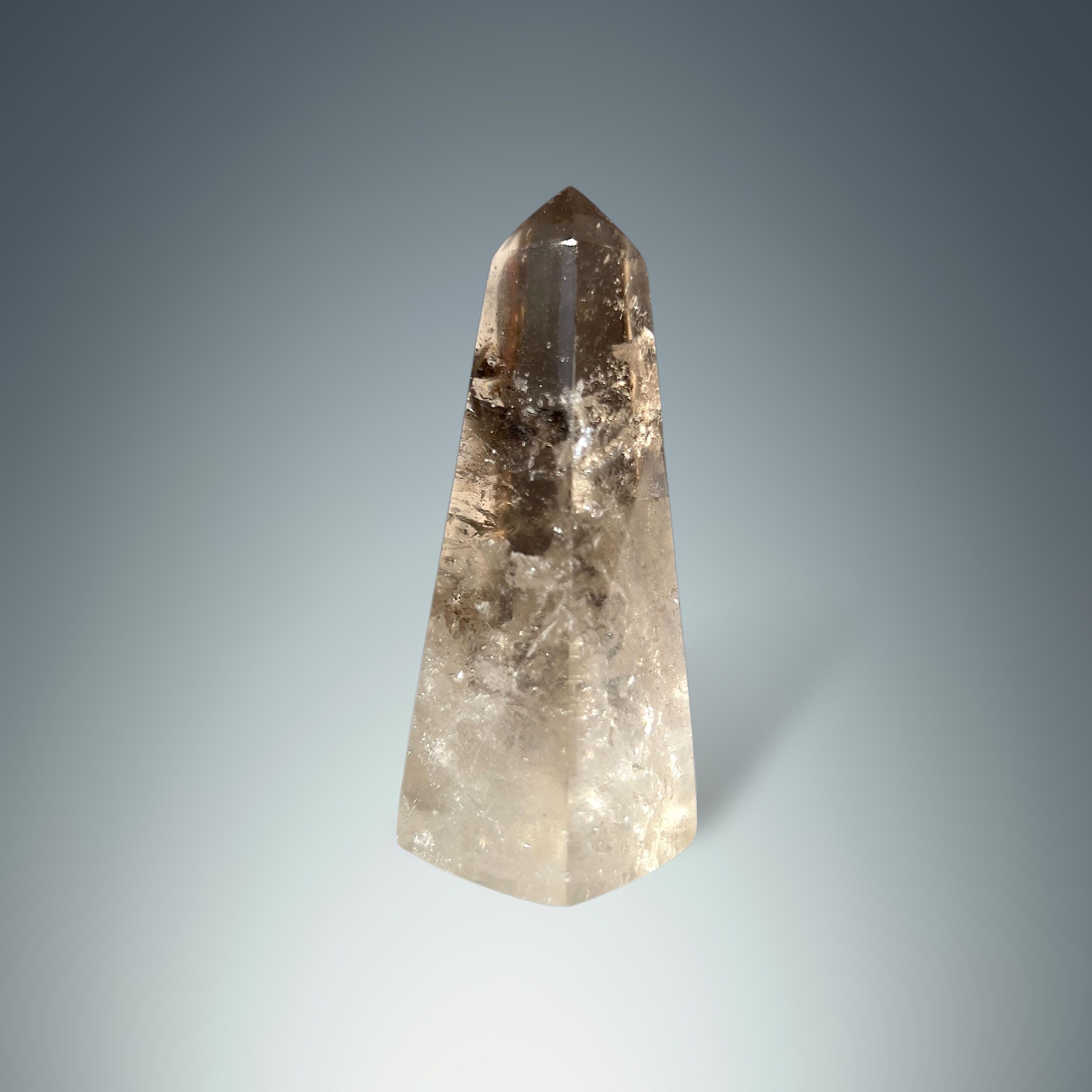 #piezas únicas_obelisco cuarzo ahumado 1