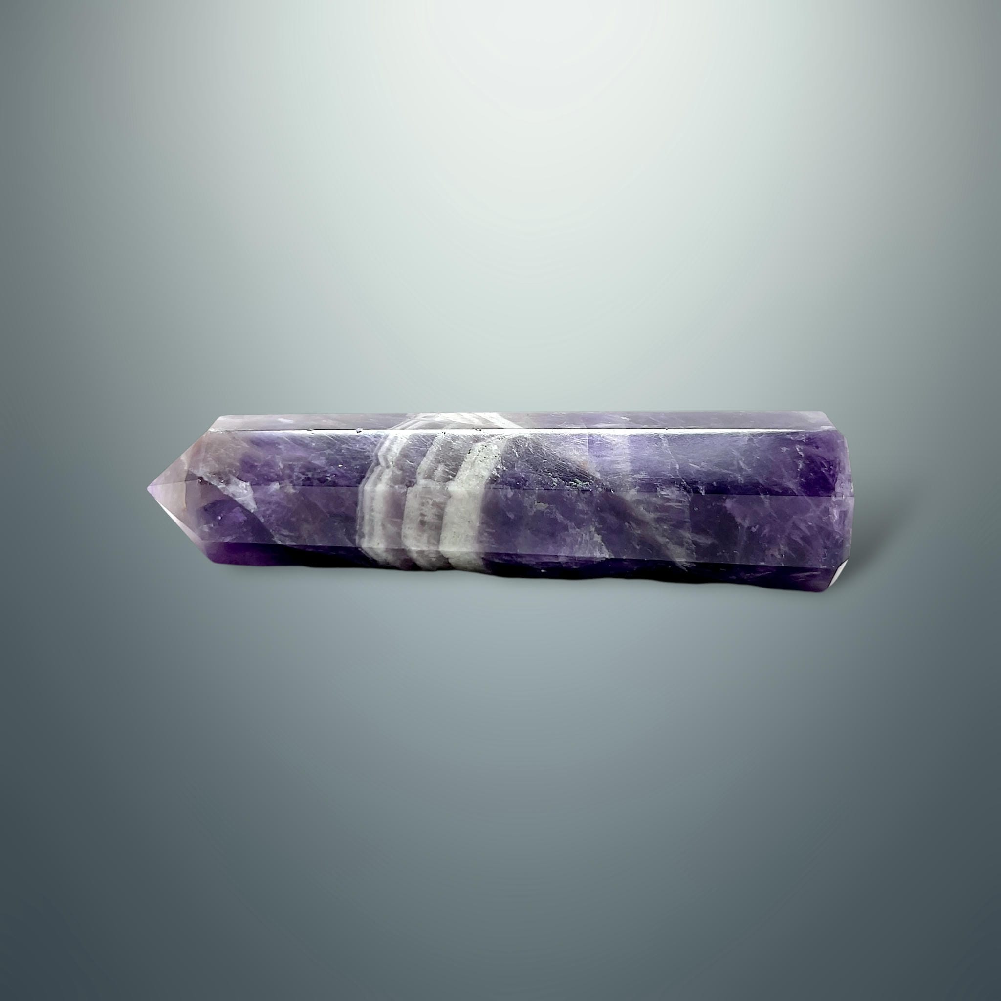 #piezas únicas_torre hexagonal amatista chevron 1