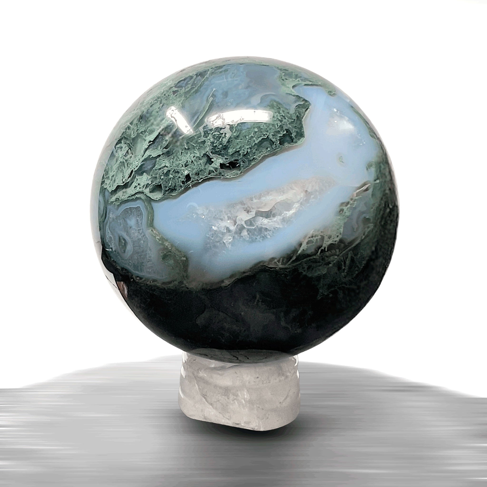 #piezas únicas_esfera ágata musgo 1