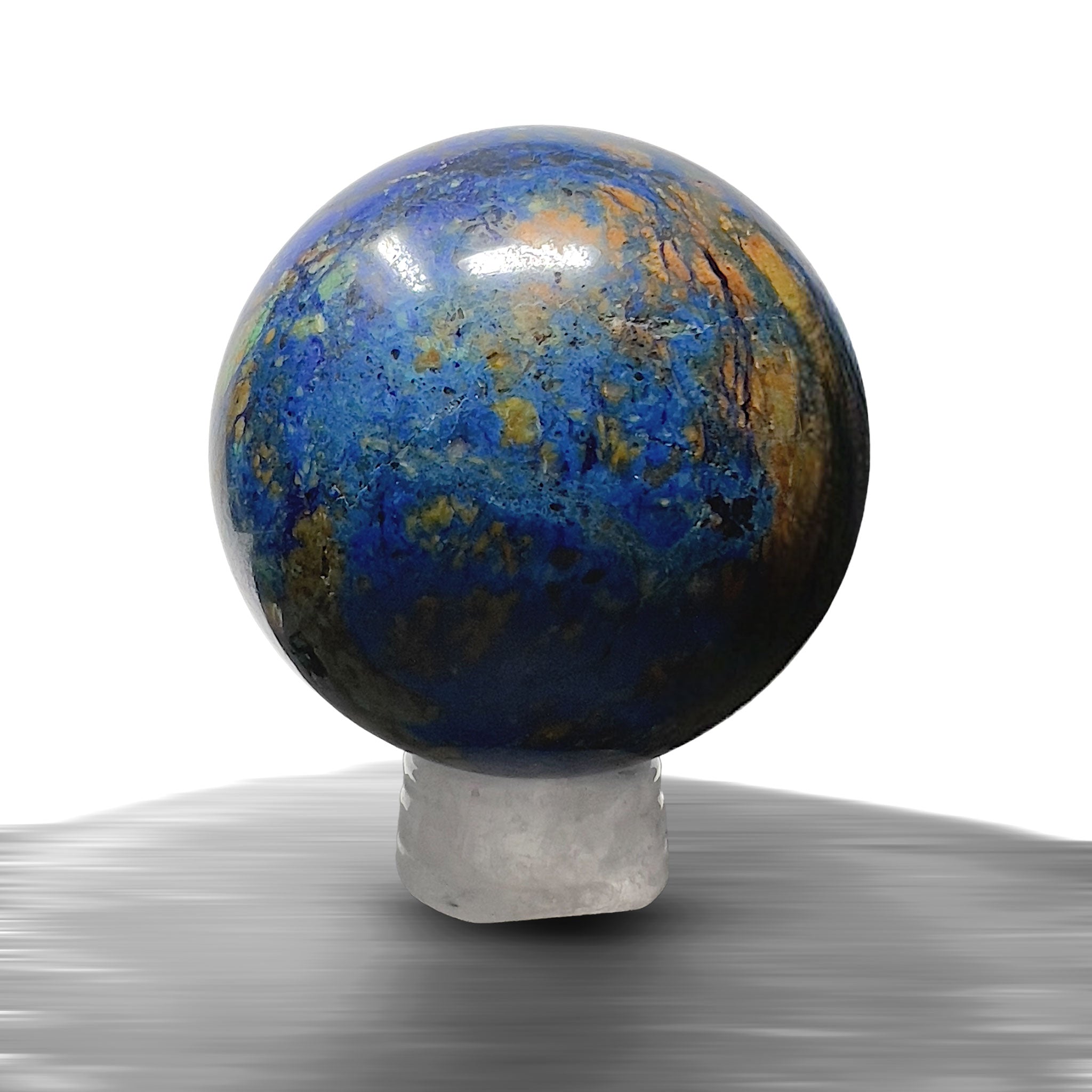 #piezas únicas_esfera crisocola con azurita 1