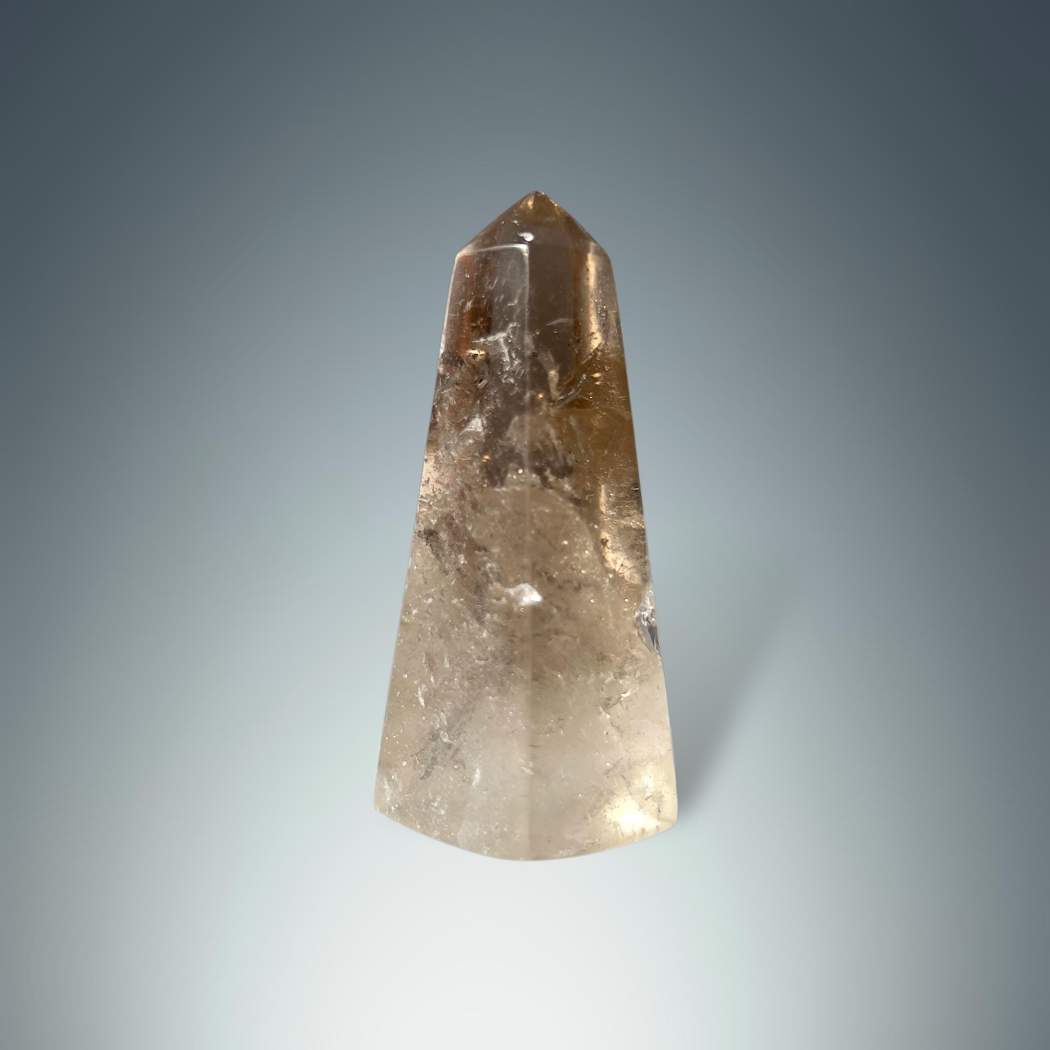 #piezas únicas_obelisco cuarzo ahumado 1