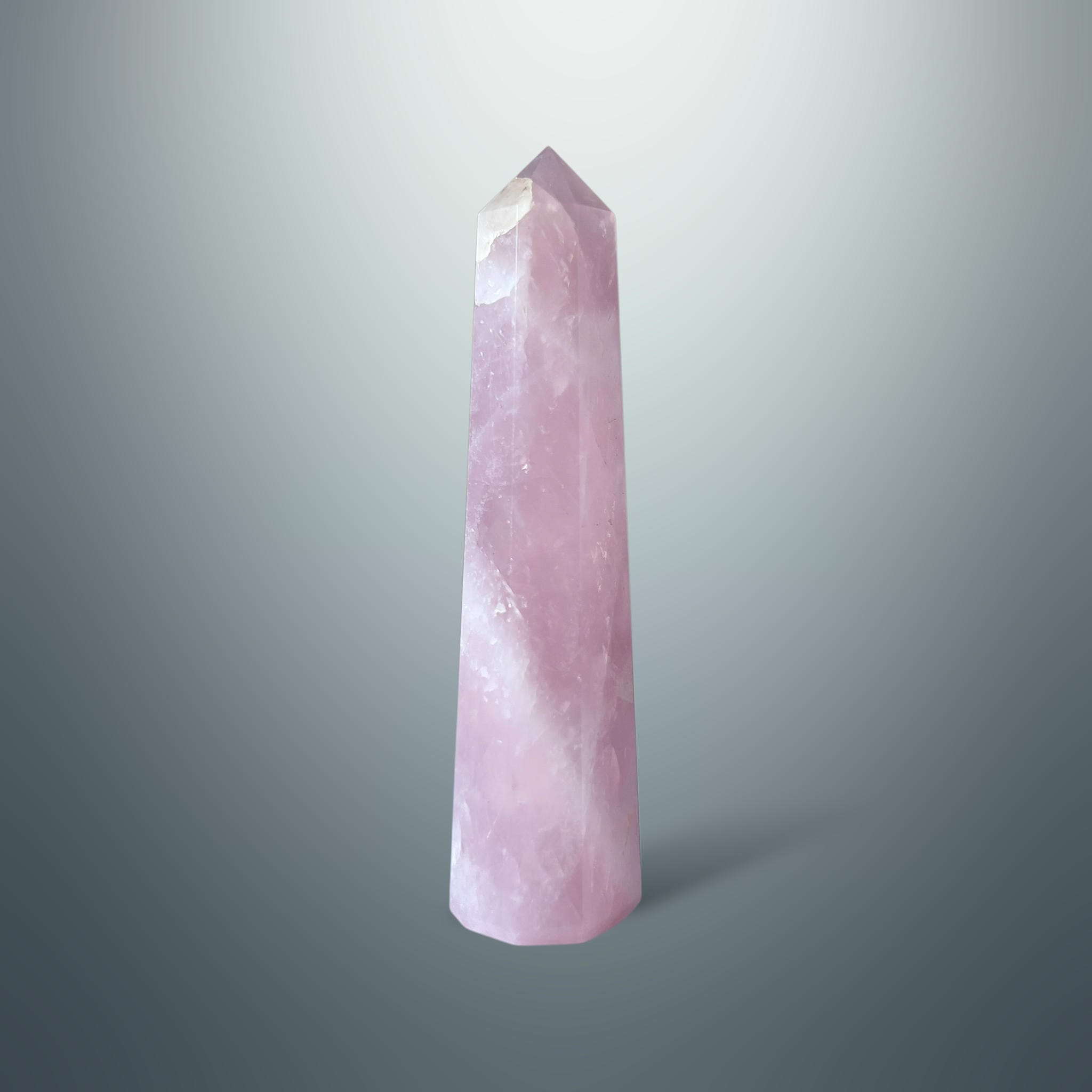 #piezas únicas_torre hexagonal cuarzo rosa 1