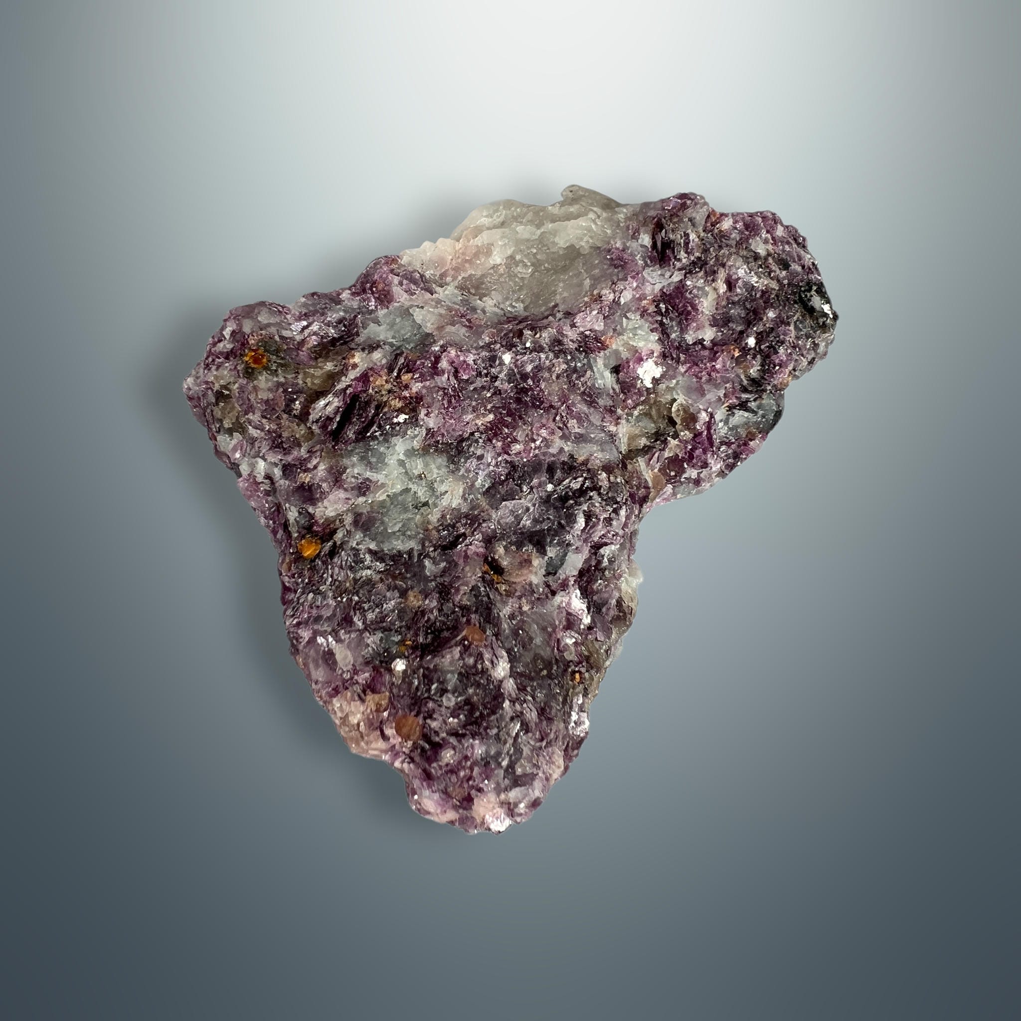 #piezas únicas_lepidolita en matriz de cuarzo 1