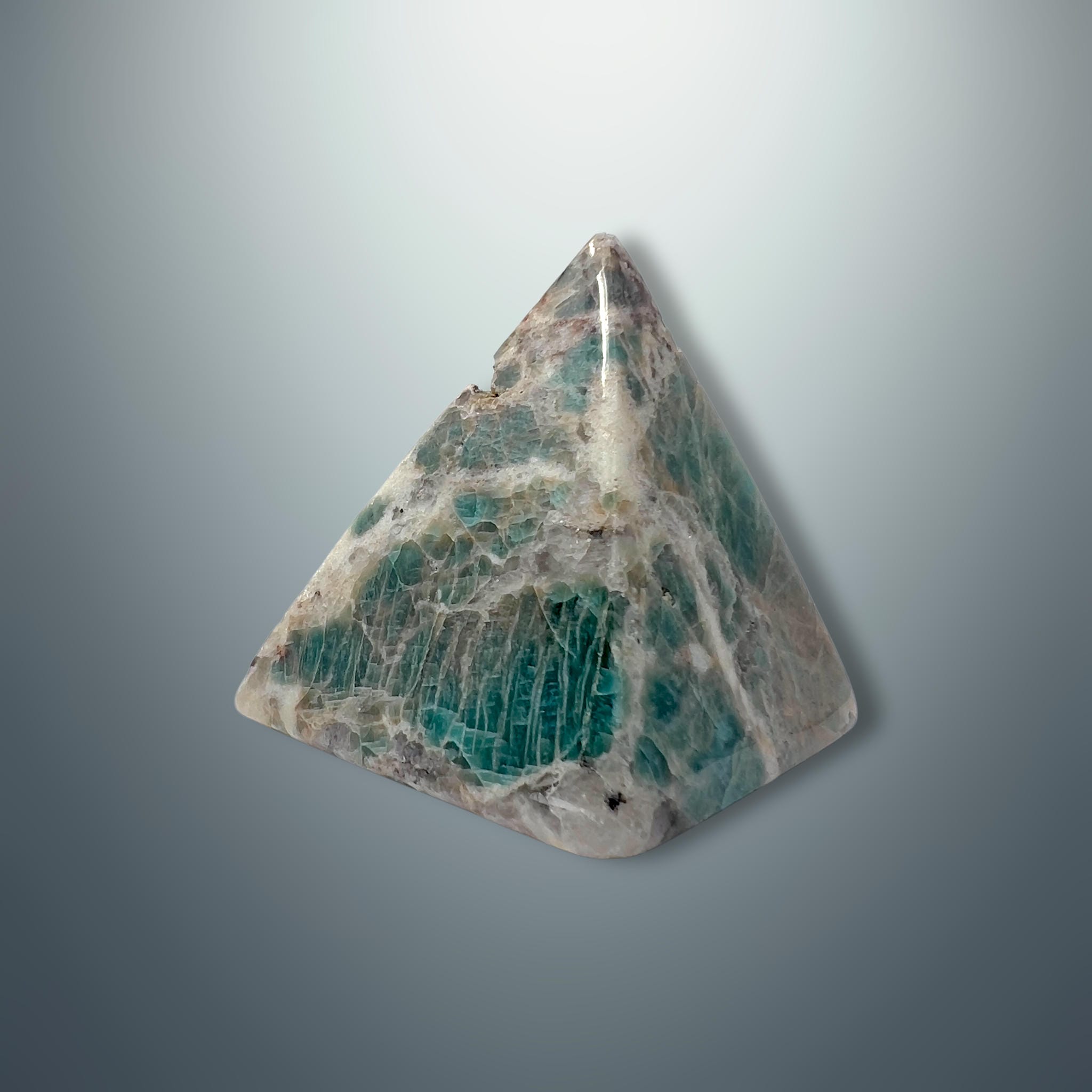 #piezas únicas_pirámide amazonita 1