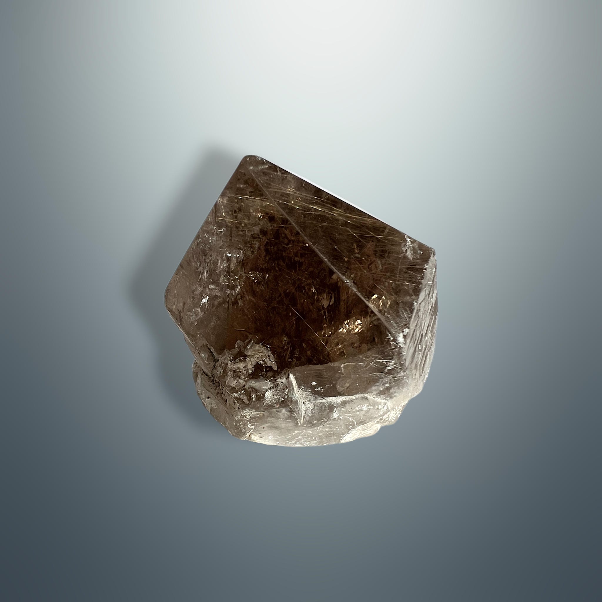 #piezas únicas_punta cuarzo ahumado con rutilo 10