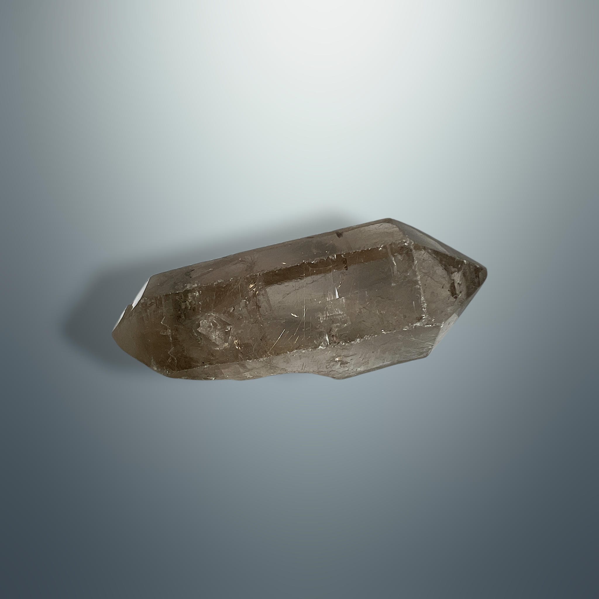 #piezas únicas_punta cuarzo ahumado con rutilo 11