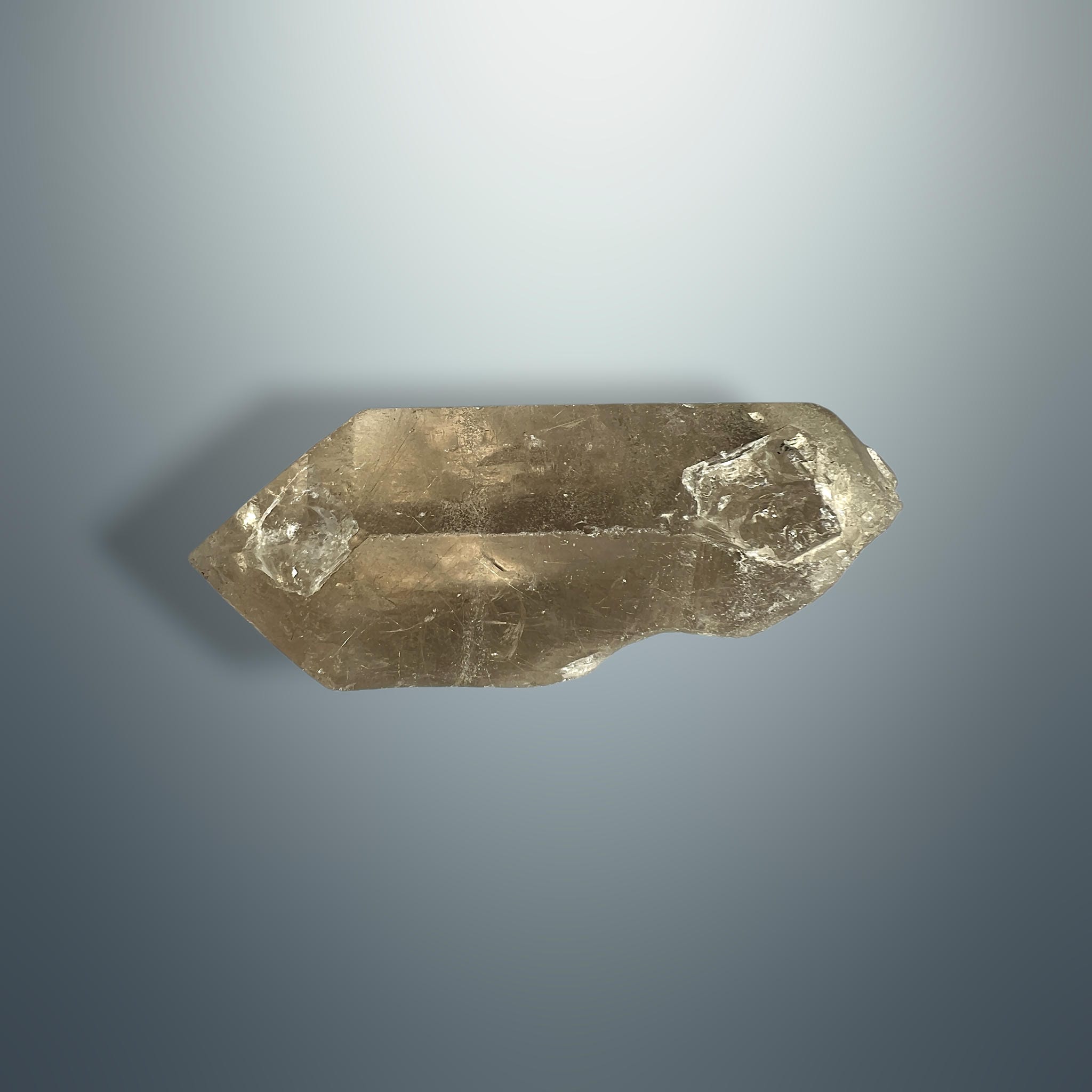 #piezas únicas_punta cuarzo ahumado con rutilo 11