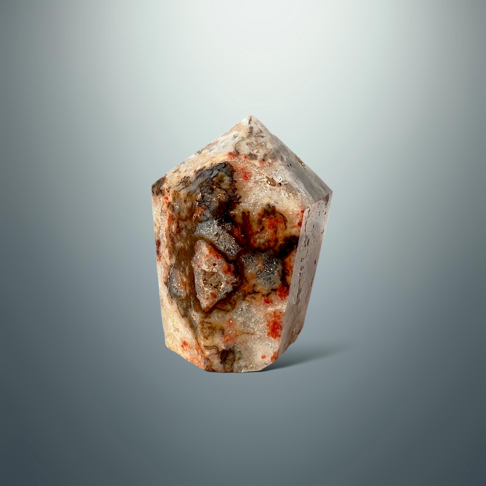 #piezas únicas_punta ágata musgo roja 16