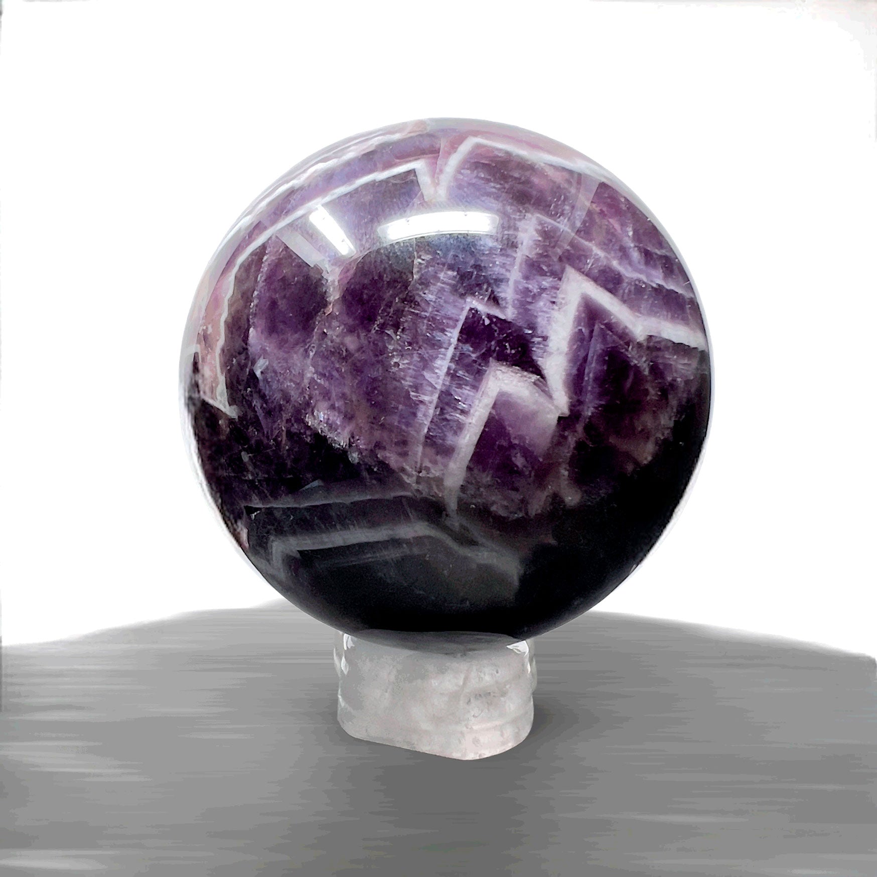 #piezas únicas_esfera amatista chevron 2