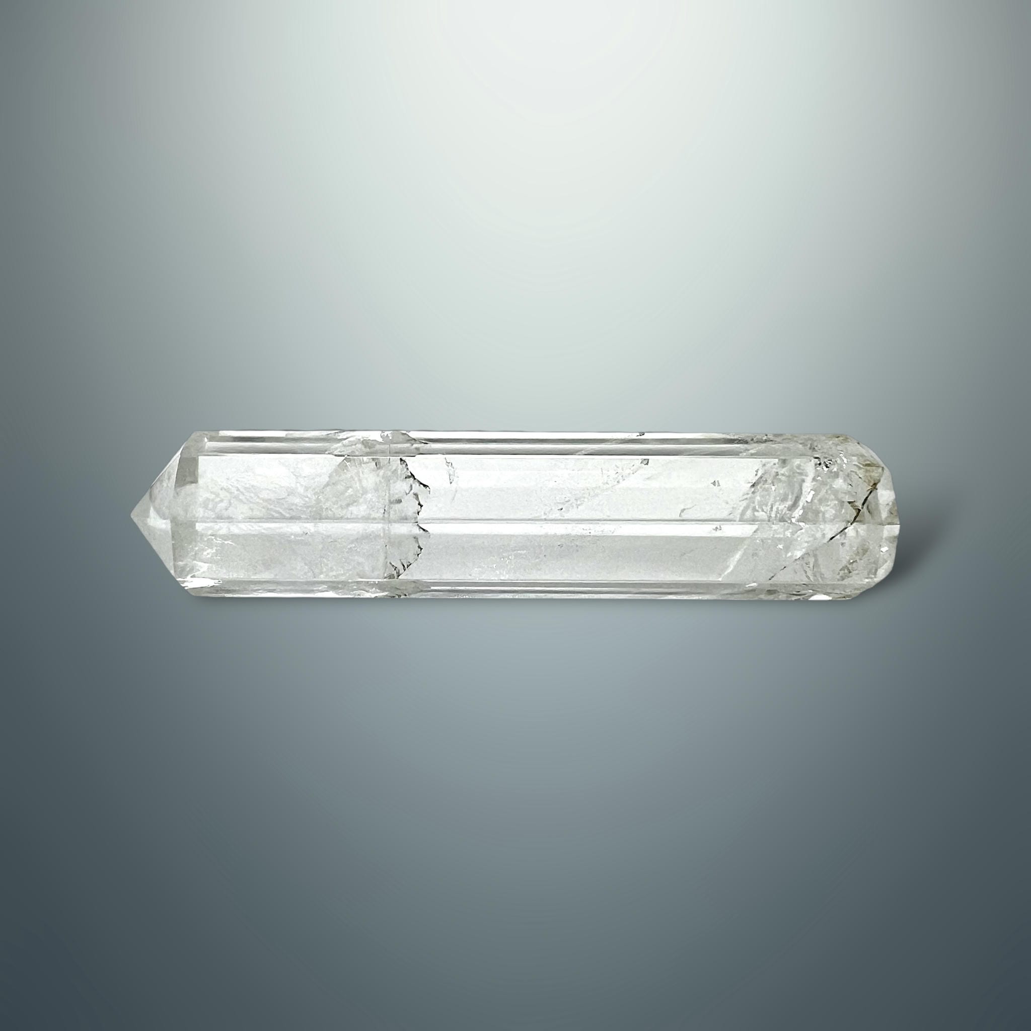 #piezas únicas_torre hexagonal cuarzo blanco 2